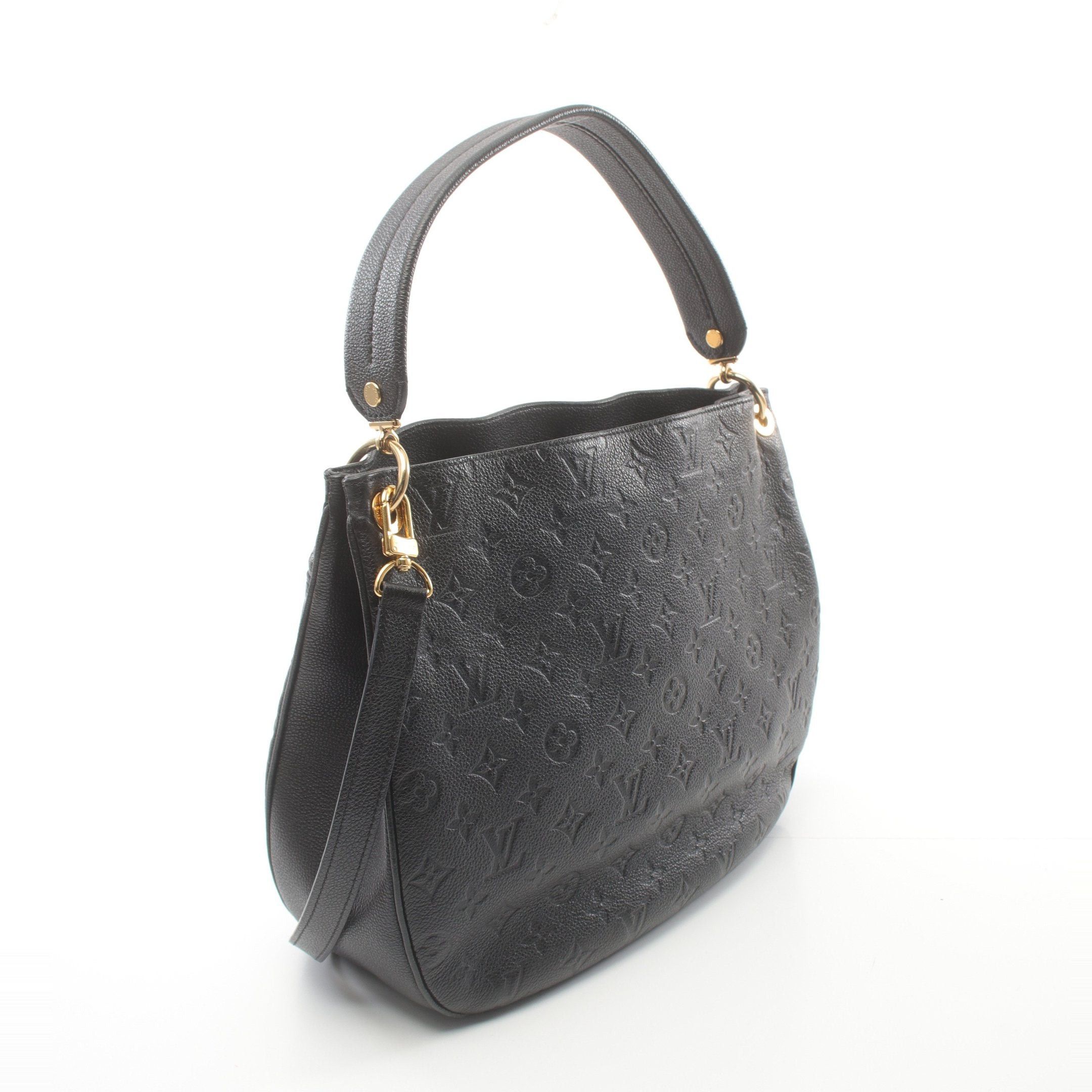 Louis Vuitton Louis Vuitton Spontini Monogram Empreinte Noir Handbag Leather Black Size ONE SIZE - 2 Thumbnail