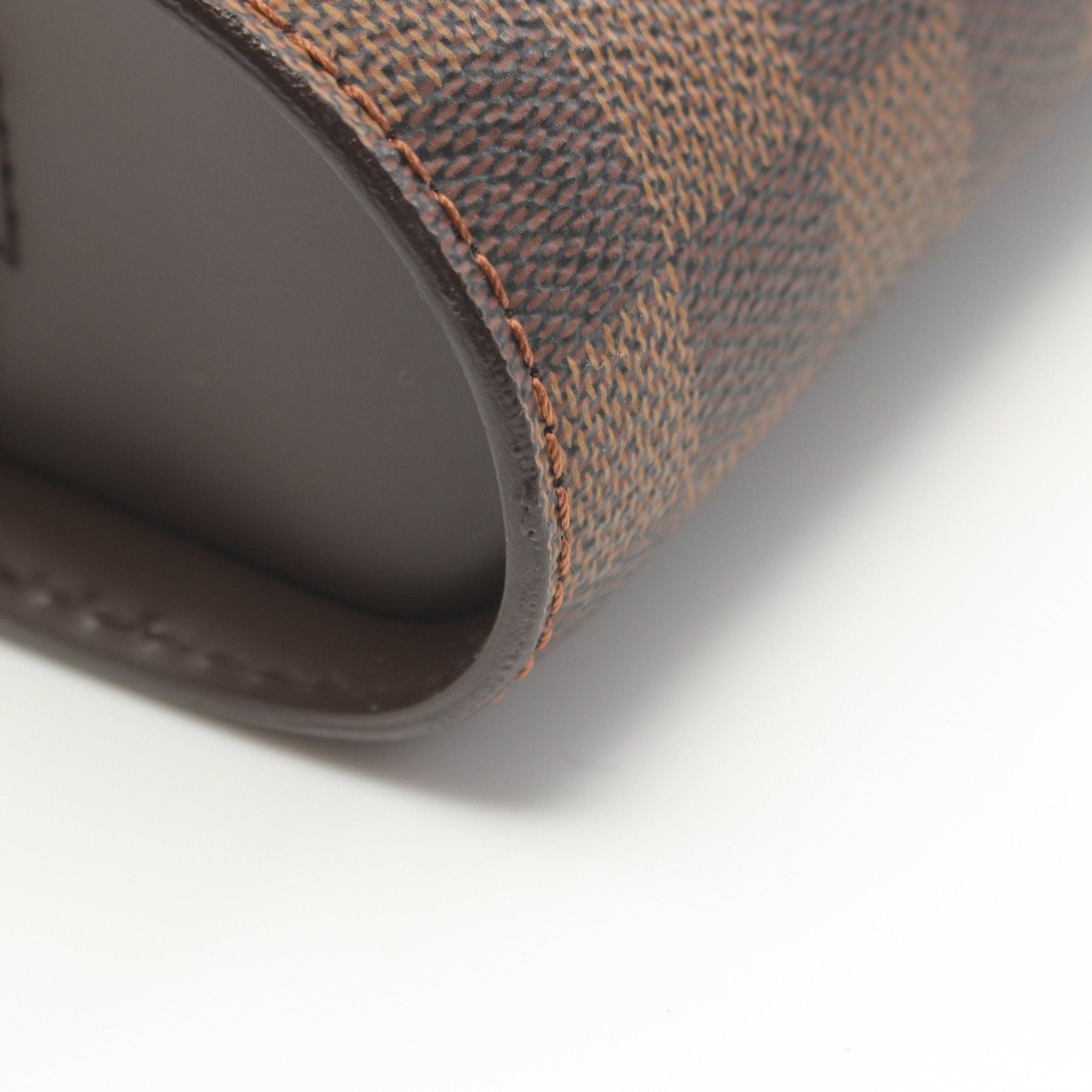 Louis Vuitton Louis Vuitton Saint Louis Damier Ebene Clutch Bag Second Leather Brown Size ONE SIZE - 7 Thumbnail