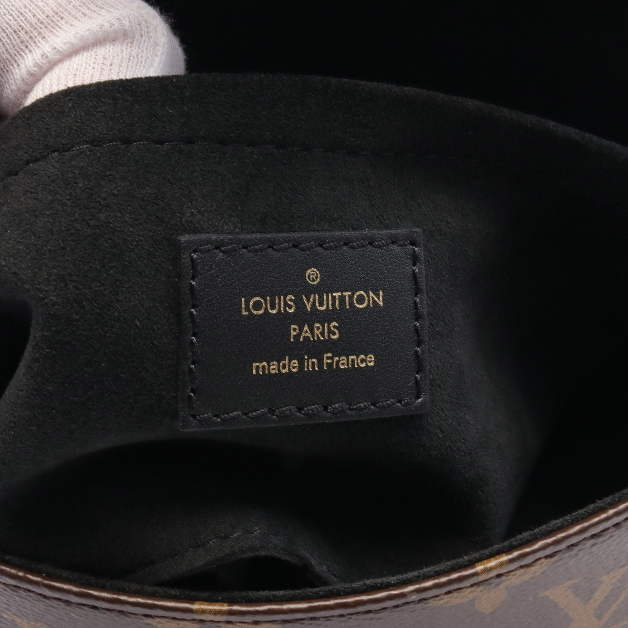 Louis Vuitton Louis Vuitton Rocky Bb Monogram Noir Handbag Leather Brown Black Size ONE SIZE - 4 Thumbnail