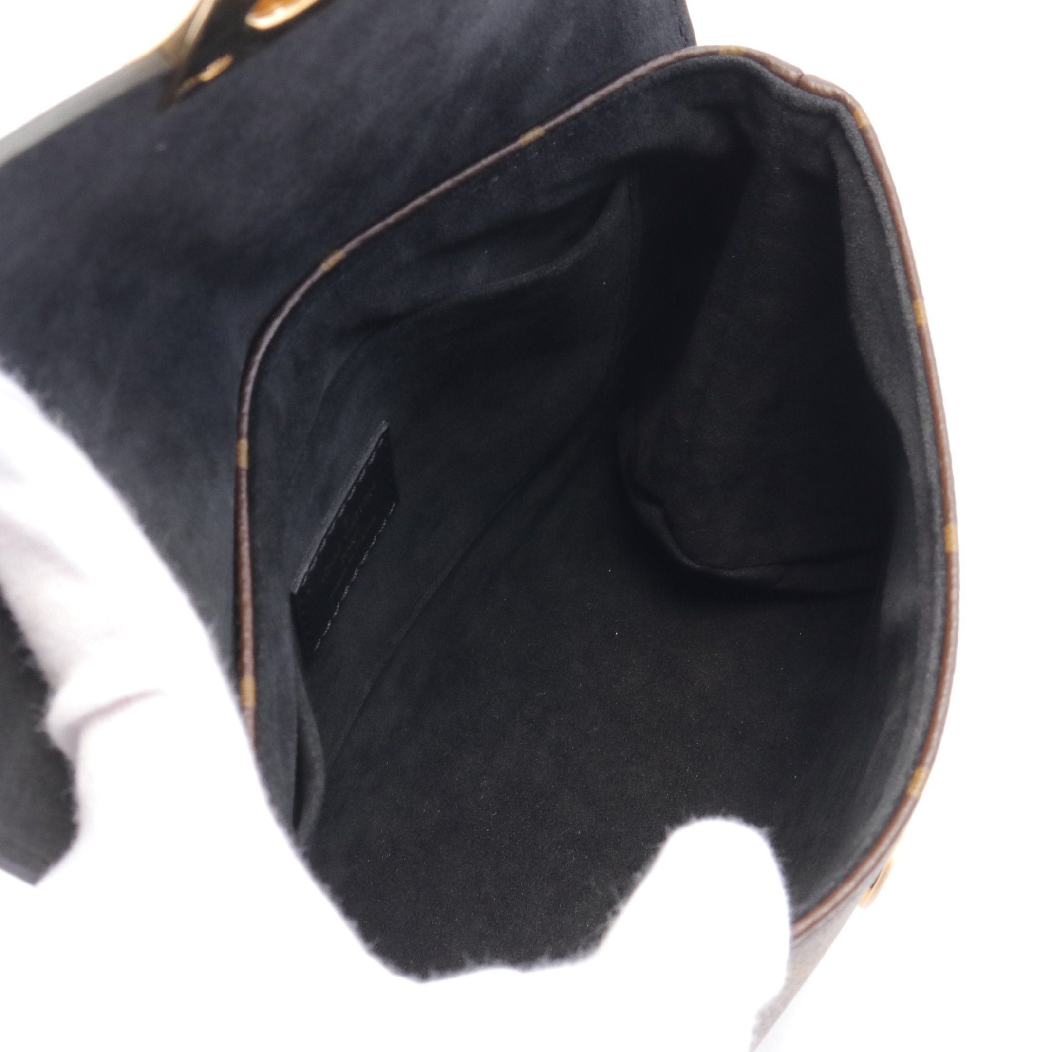 Louis Vuitton Louis Vuitton Rocky Bb Monogram Noir Handbag Leather Brown Black Size ONE SIZE - 3 Thumbnail