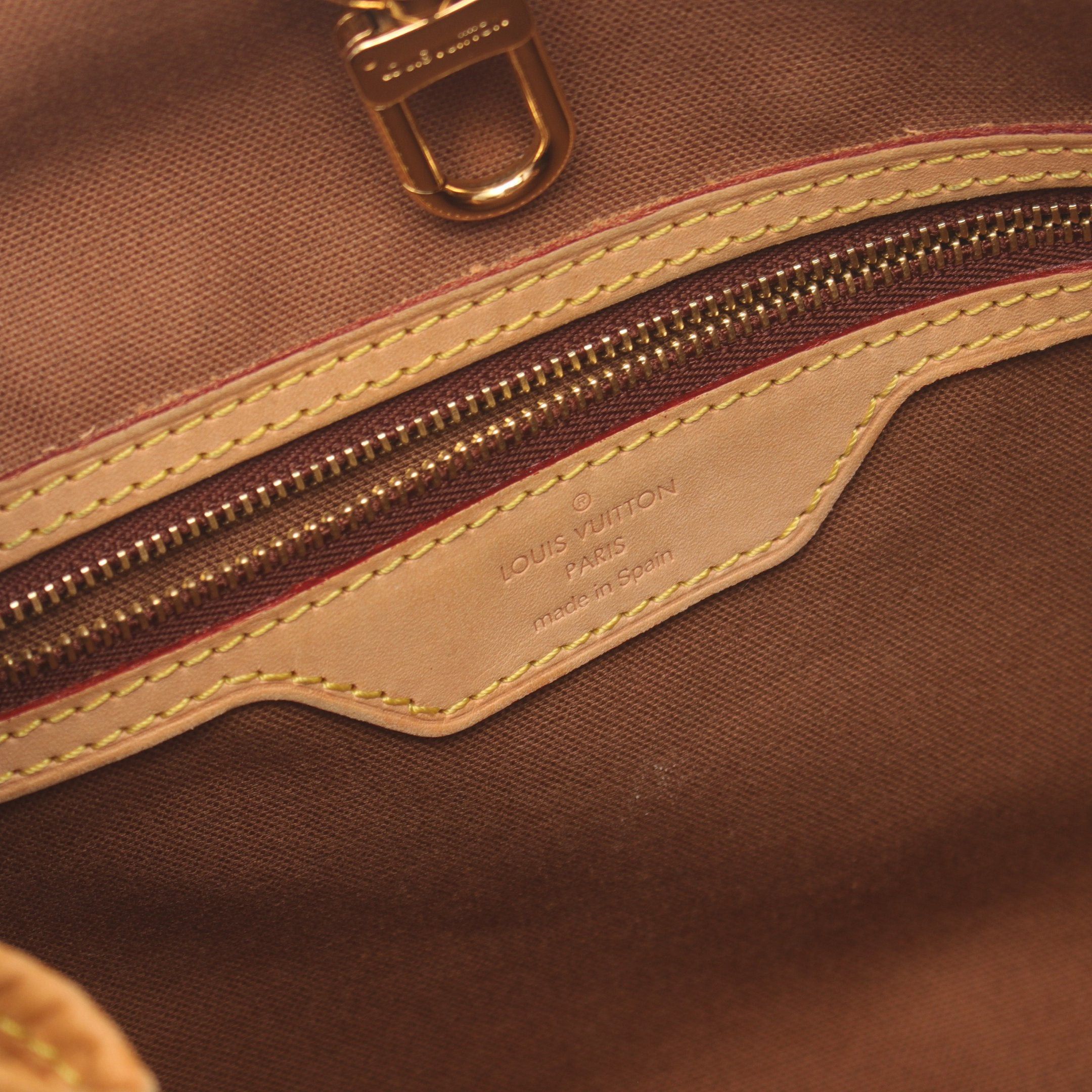Louis Vuitton Louis Vuitton Batignolles Horizontal Monogram Shoulder Bag Leather Brown Size ONE SIZE - 4 Thumbnail