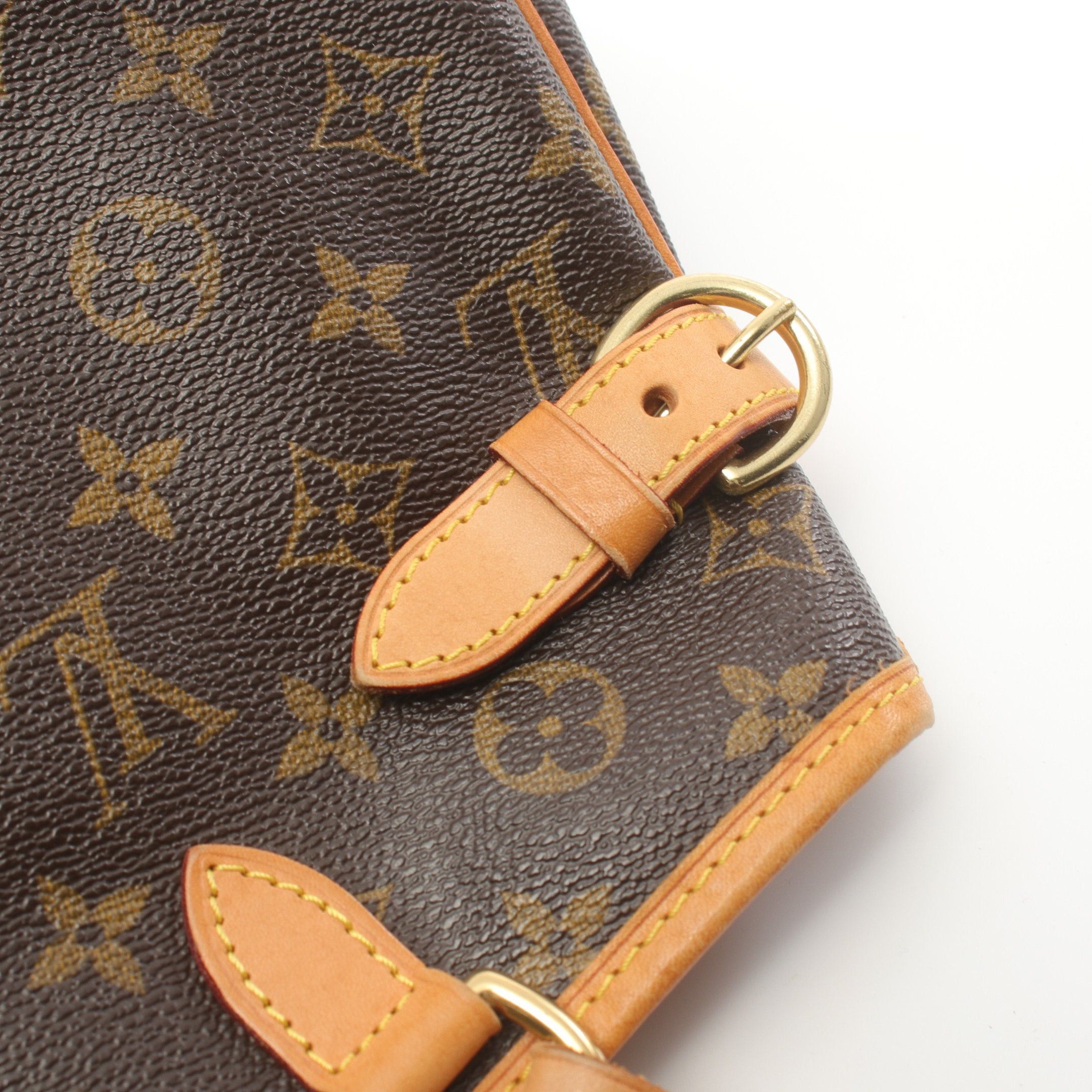 Louis Vuitton Louis Vuitton Batignolles Horizontal Monogram Shoulder Bag Leather Brown Size ONE SIZE - 9 Thumbnail