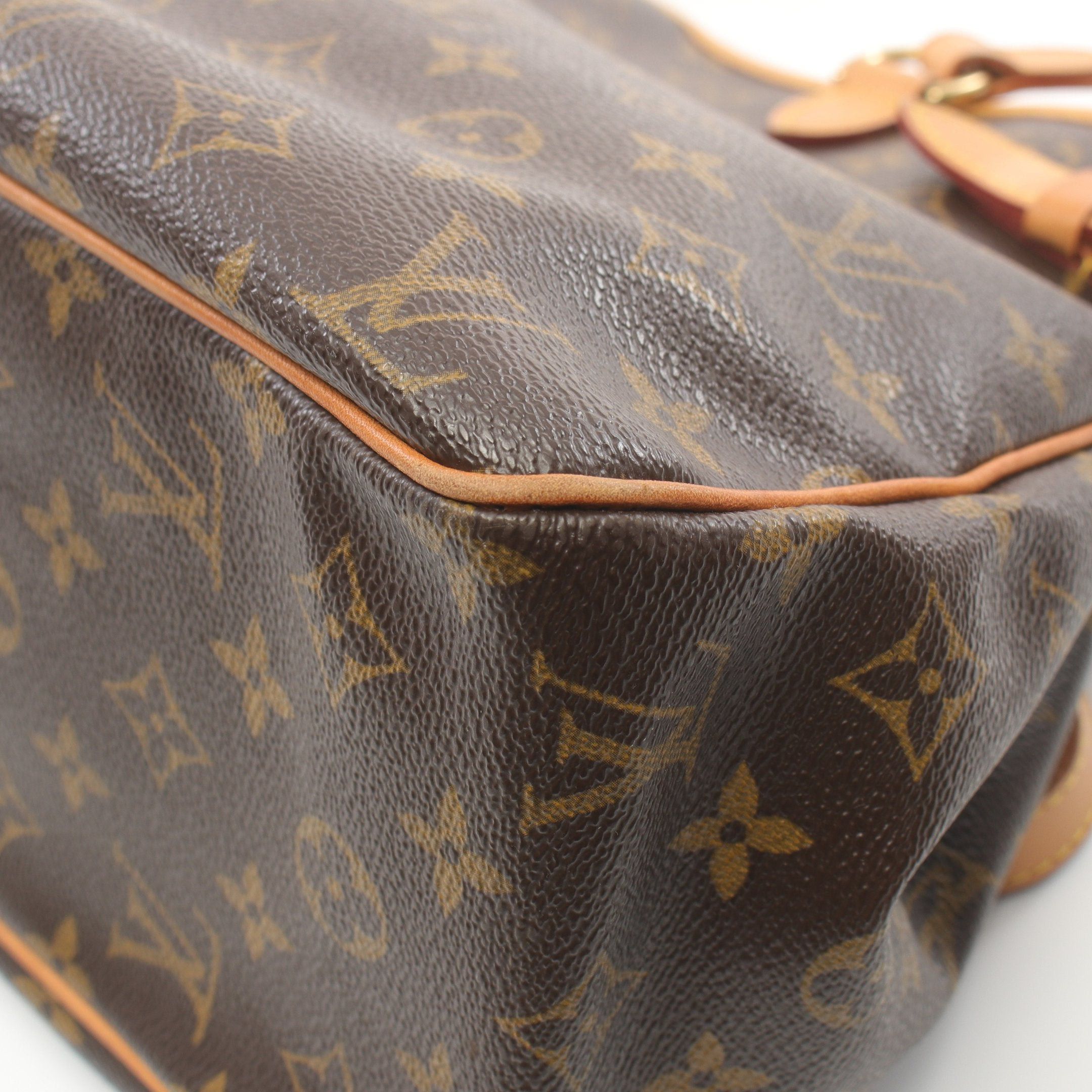 Louis Vuitton Louis Vuitton Batignolles Horizontal Monogram Shoulder Bag Leather Brown Size ONE SIZE - 7 Thumbnail