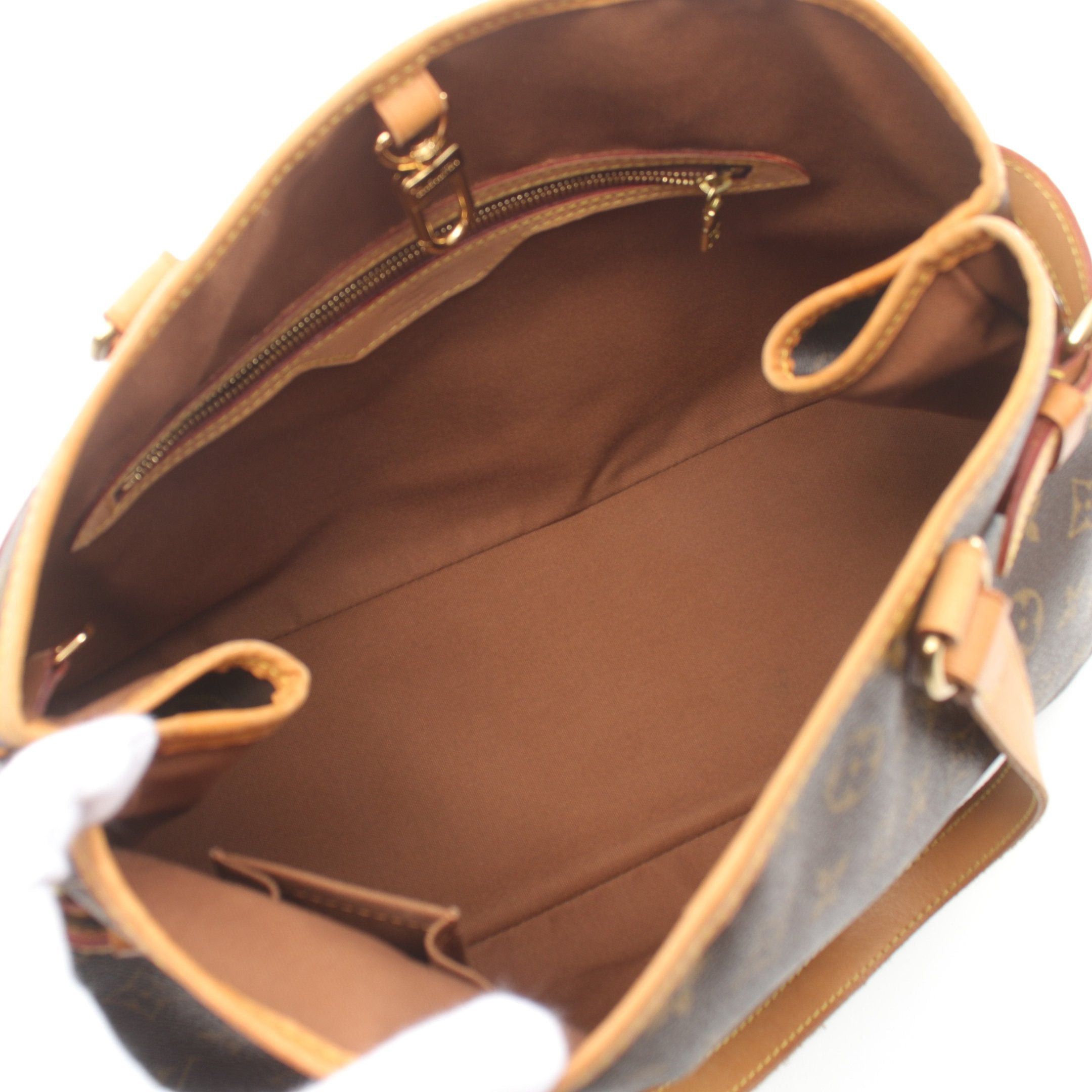 Louis Vuitton Louis Vuitton Batignolles Horizontal Monogram Shoulder Bag Leather Brown Size ONE SIZE - 3 Thumbnail