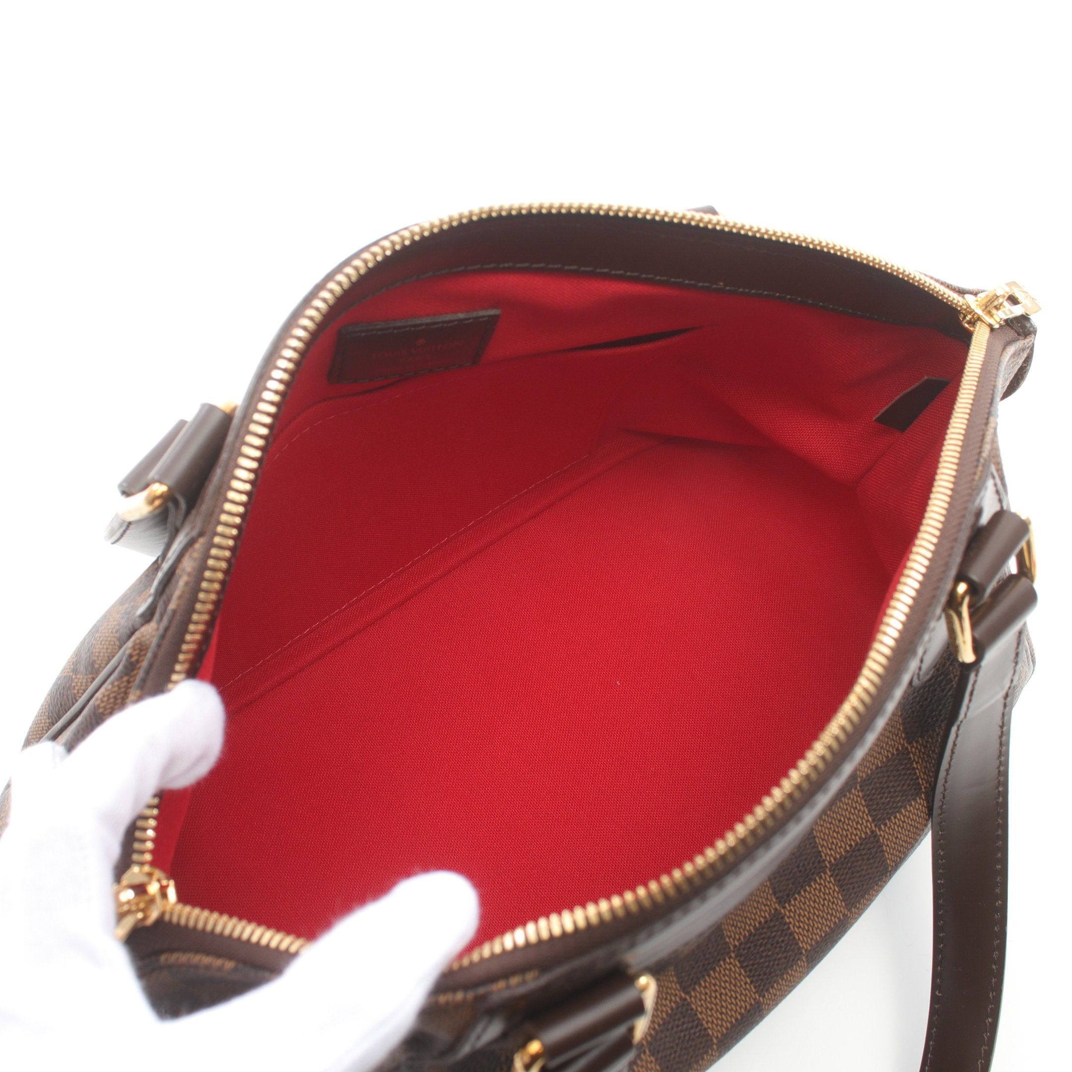 Louis Vuitton Louis Vuitton Verona Pm Damier Ebene Shoulder Bag Leather Brown Size ONE SIZE - 3 Thumbnail