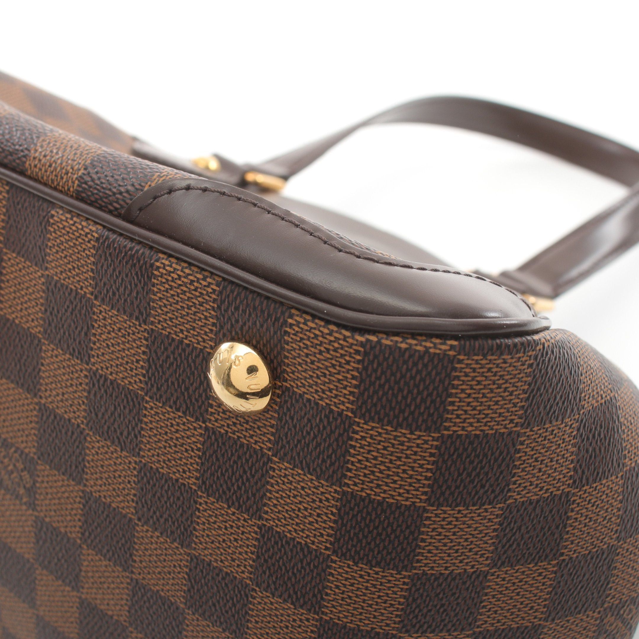 Louis Vuitton Louis Vuitton Verona Pm Damier Ebene Shoulder Bag Leather Brown Size ONE SIZE - 6 Thumbnail