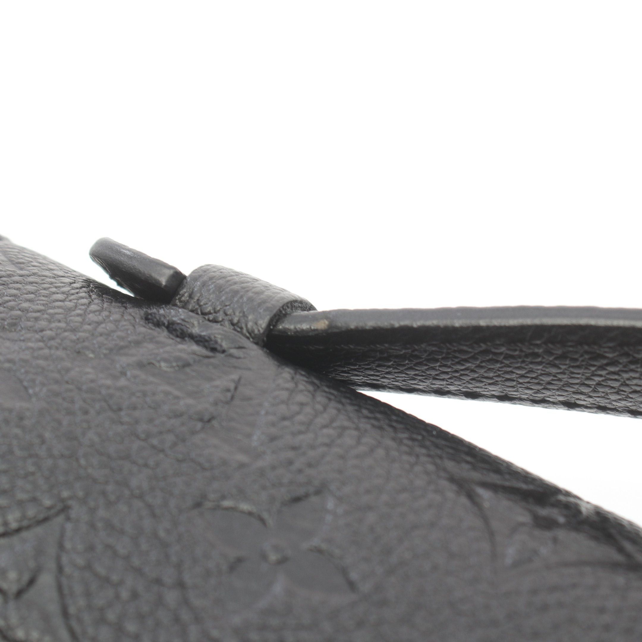 Louis Vuitton Louis Vuitton Pochette Metis Mm Monogram Empreinte Noir Handbag Leather Black Size ONE SIZE - 7 Thumbnail