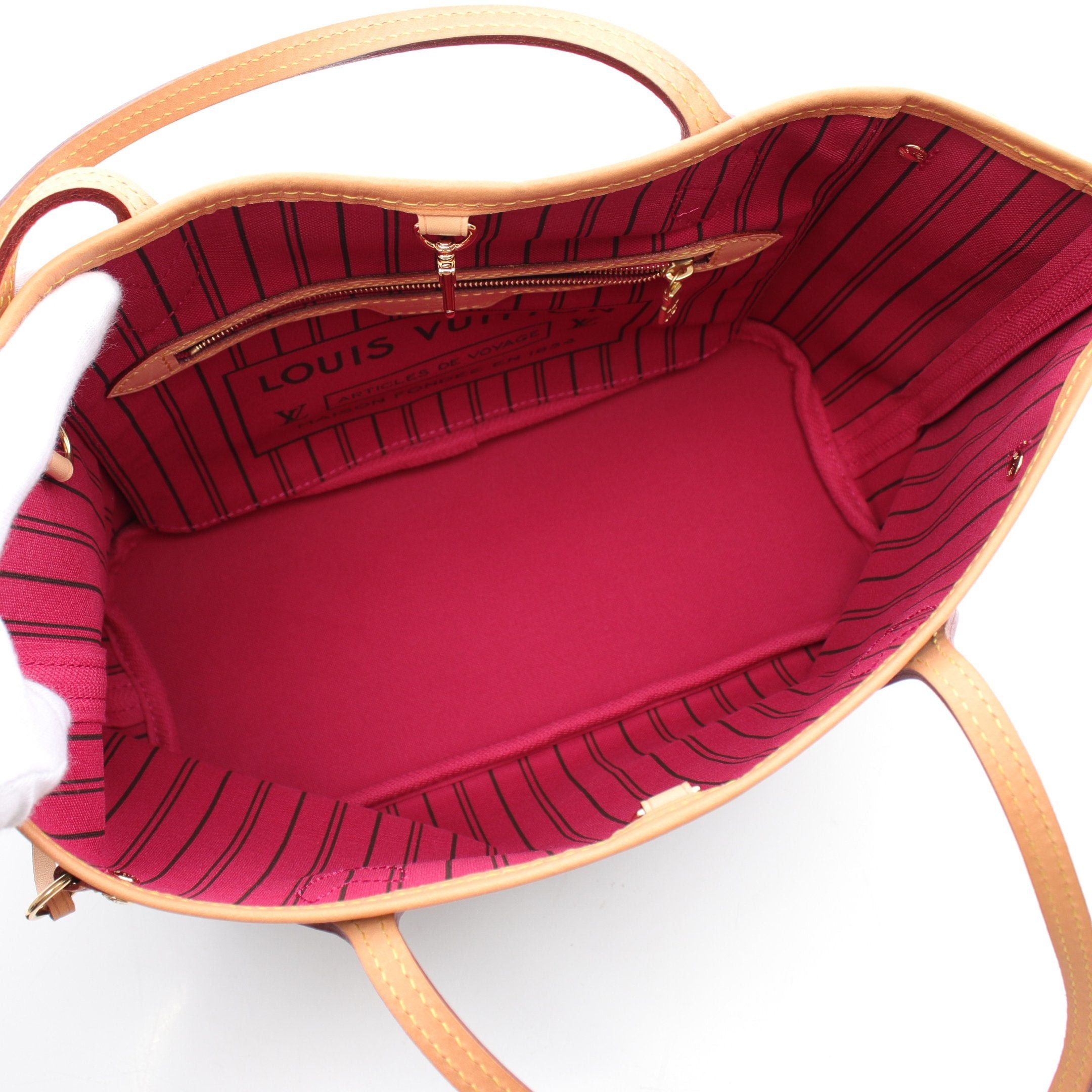 Louis Vuitton Louis Vuitton Neverfull Pm Monogram Pivoine Handbag Tote Bag Leather Brown Size ONE SIZE - 3 Thumbnail
