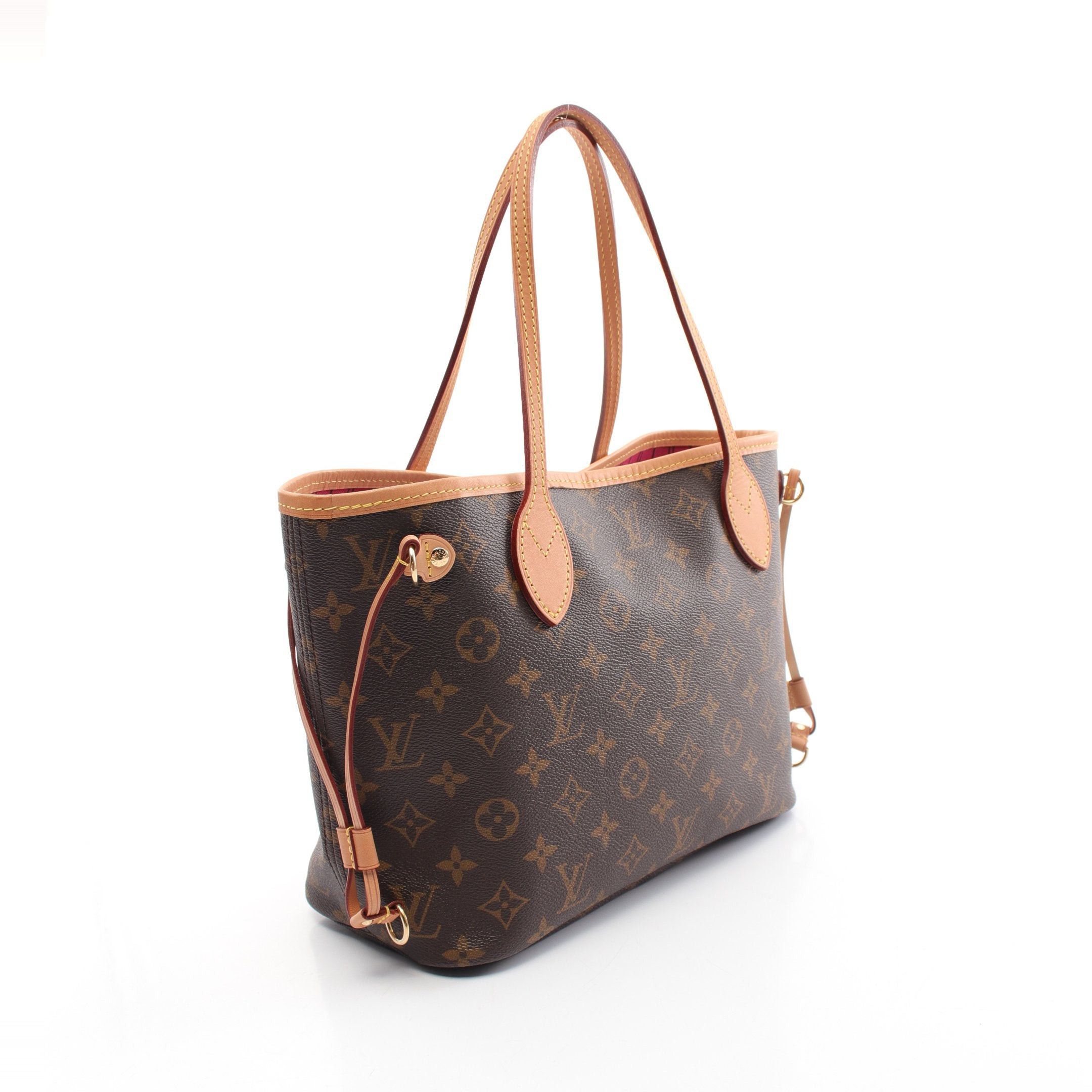 Louis Vuitton Louis Vuitton Neverfull Pm Monogram Pivoine Handbag Tote Bag Leather Brown Size ONE SIZE - 2 Thumbnail