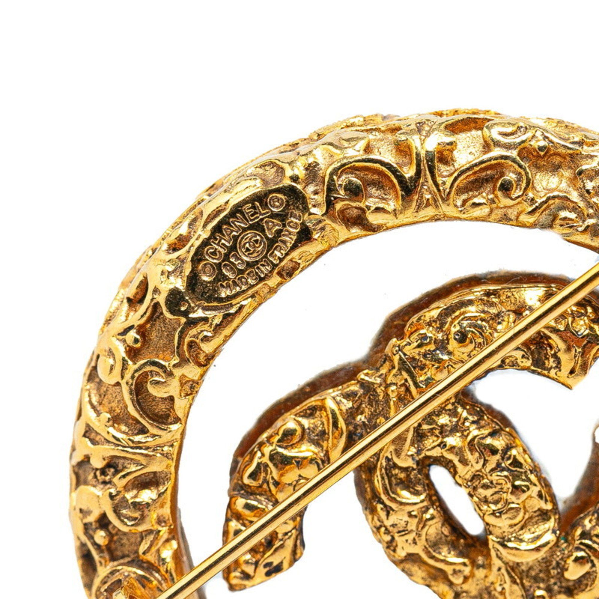 Chanel Chanel Coco Mark brooch Size ONE SIZE - 3 Thumbnail