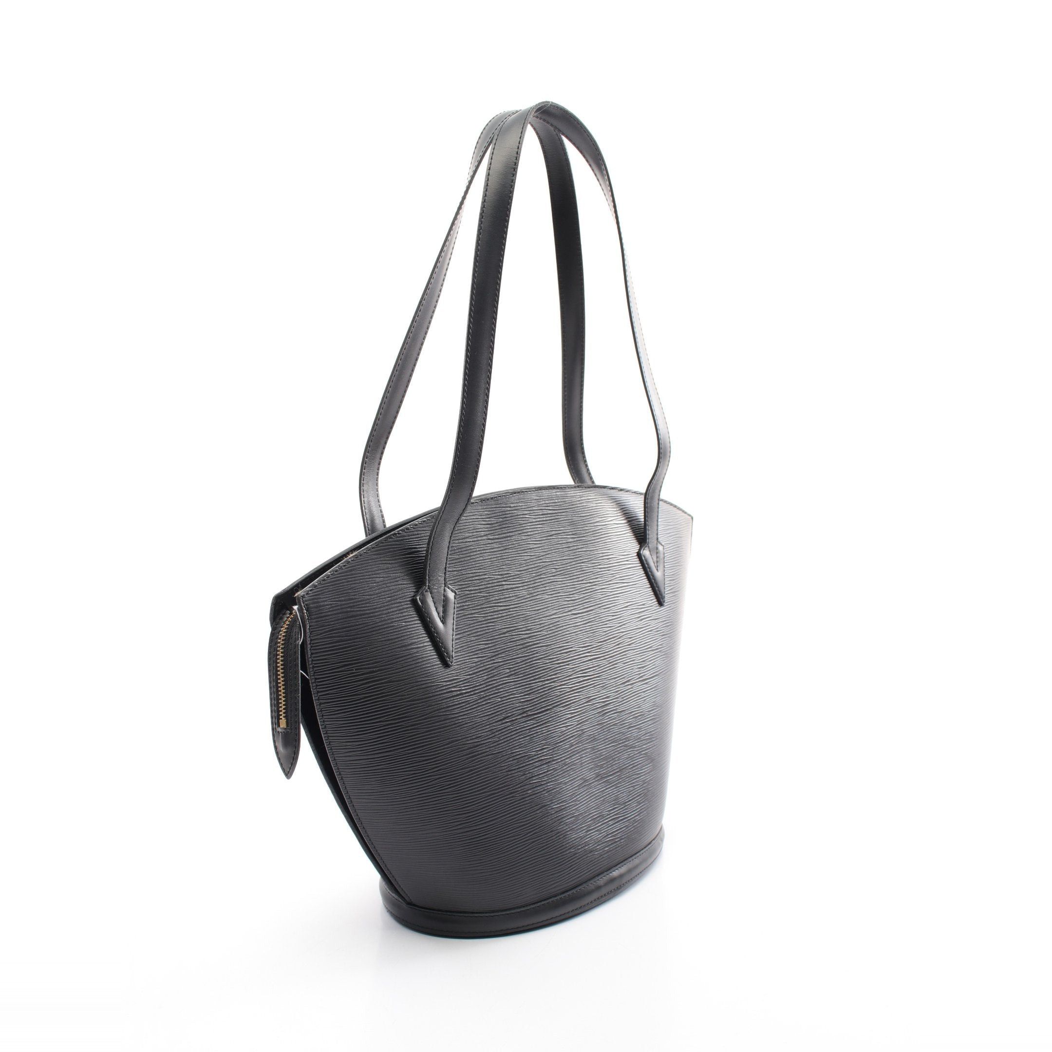 Louis Vuitton Louis Vuitton Saint-Jacques Shopping Epi Noir Shoulder Bag Leather Black Size ONE SIZE - 2 Thumbnail