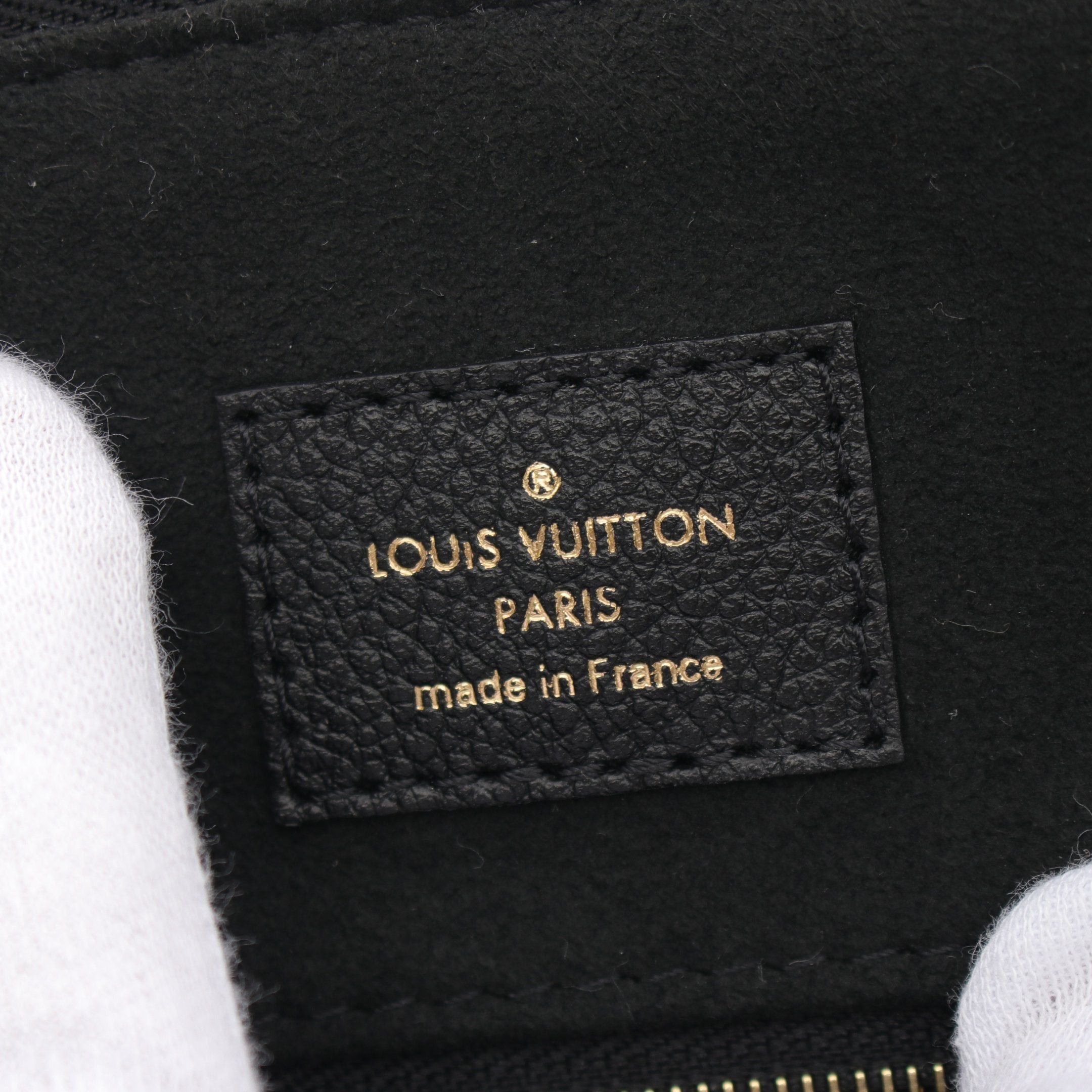 Louis Vuitton Louis Vuitton Grand Palais Mm Bicolor Monogram Empreinte Handbag Leather Black Beige Size ONE SIZE - 4 Thumbnail