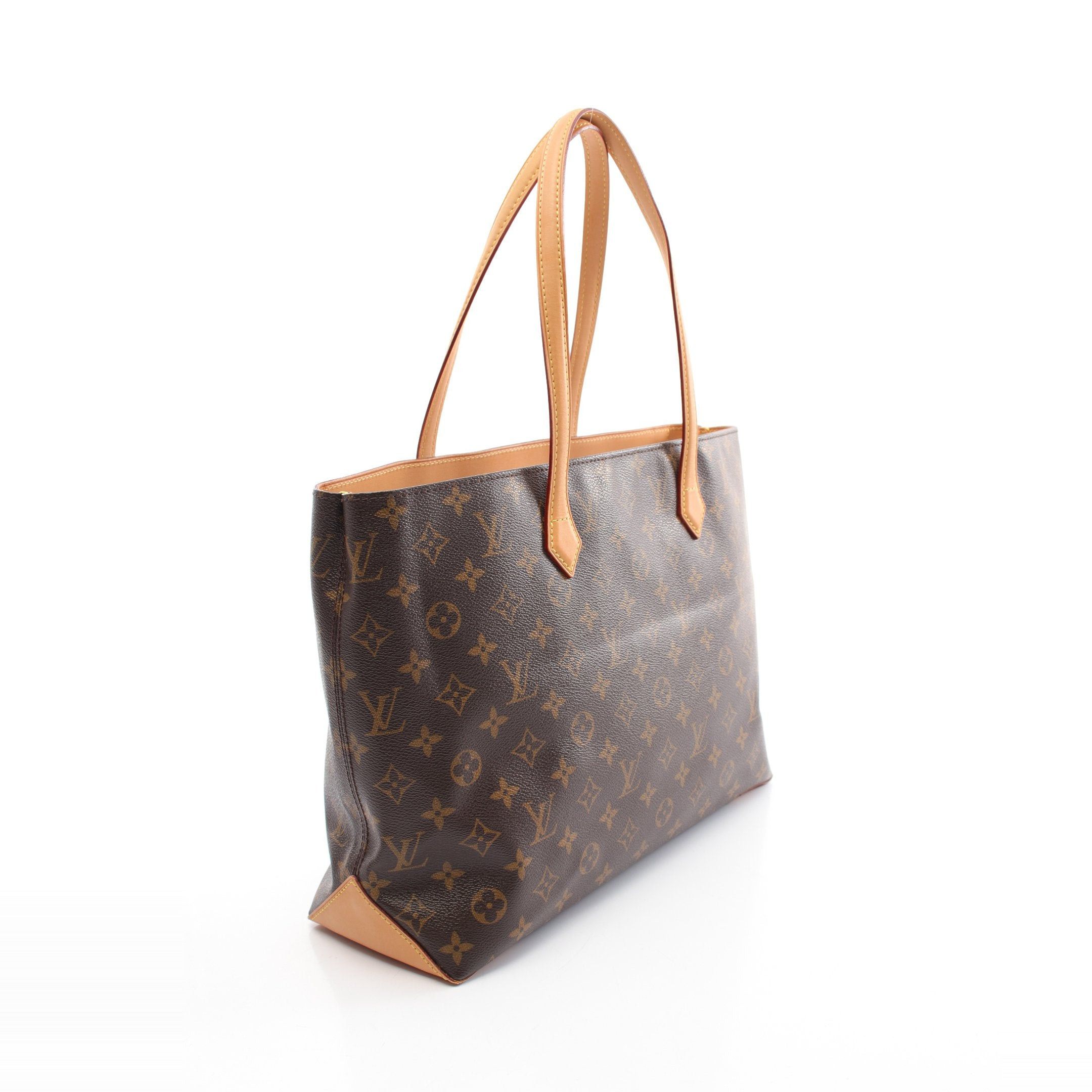 Louis Vuitton Louis Vuitton Wilshire Mm Monogram Shoulder Bag Tote Leather Brown Size ONE SIZE - 2 Thumbnail