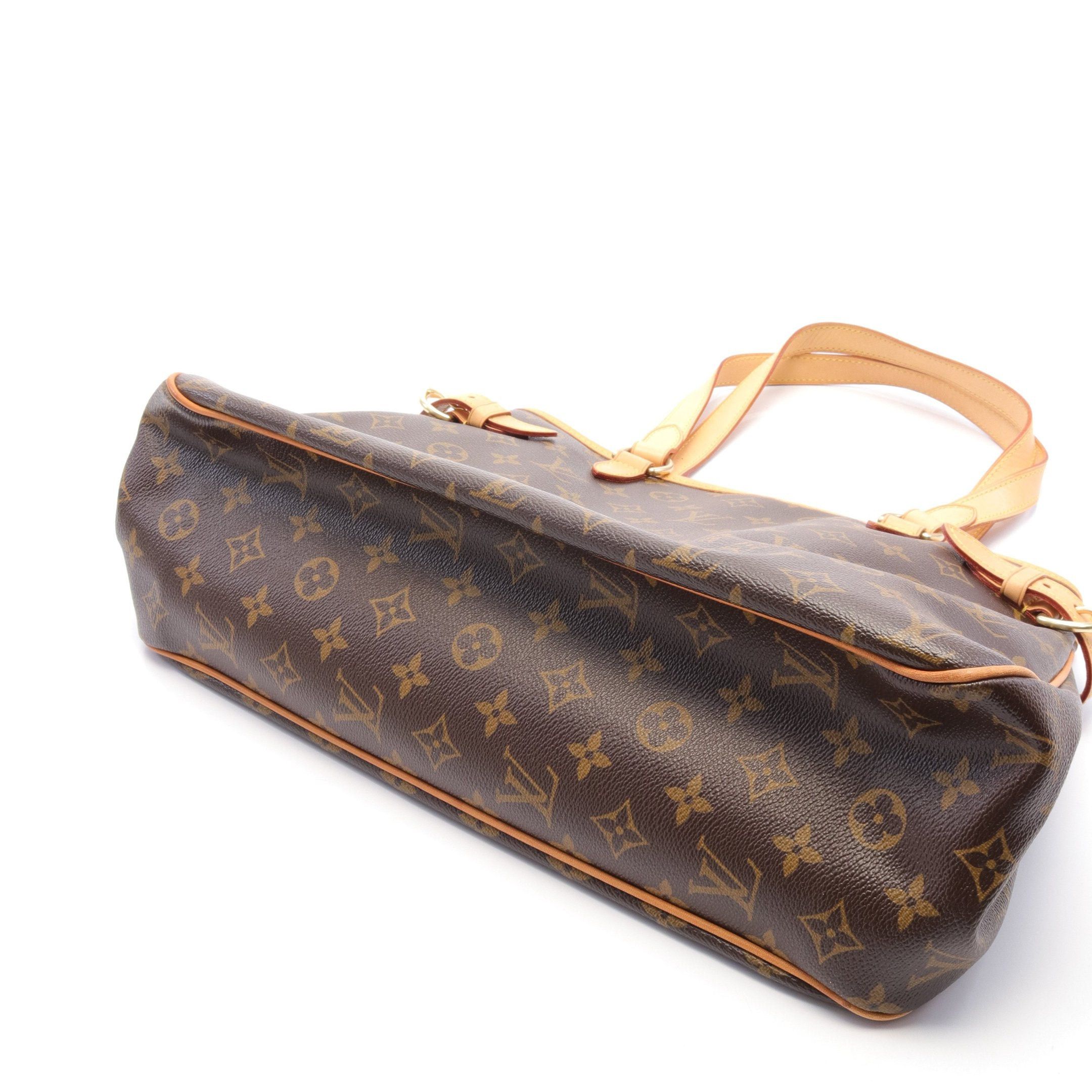 Louis Vuitton Louis Vuitton Batignolles Horizontal Monogram Shoulder Bag Leather Brown Size ONE SIZE - 7 Thumbnail