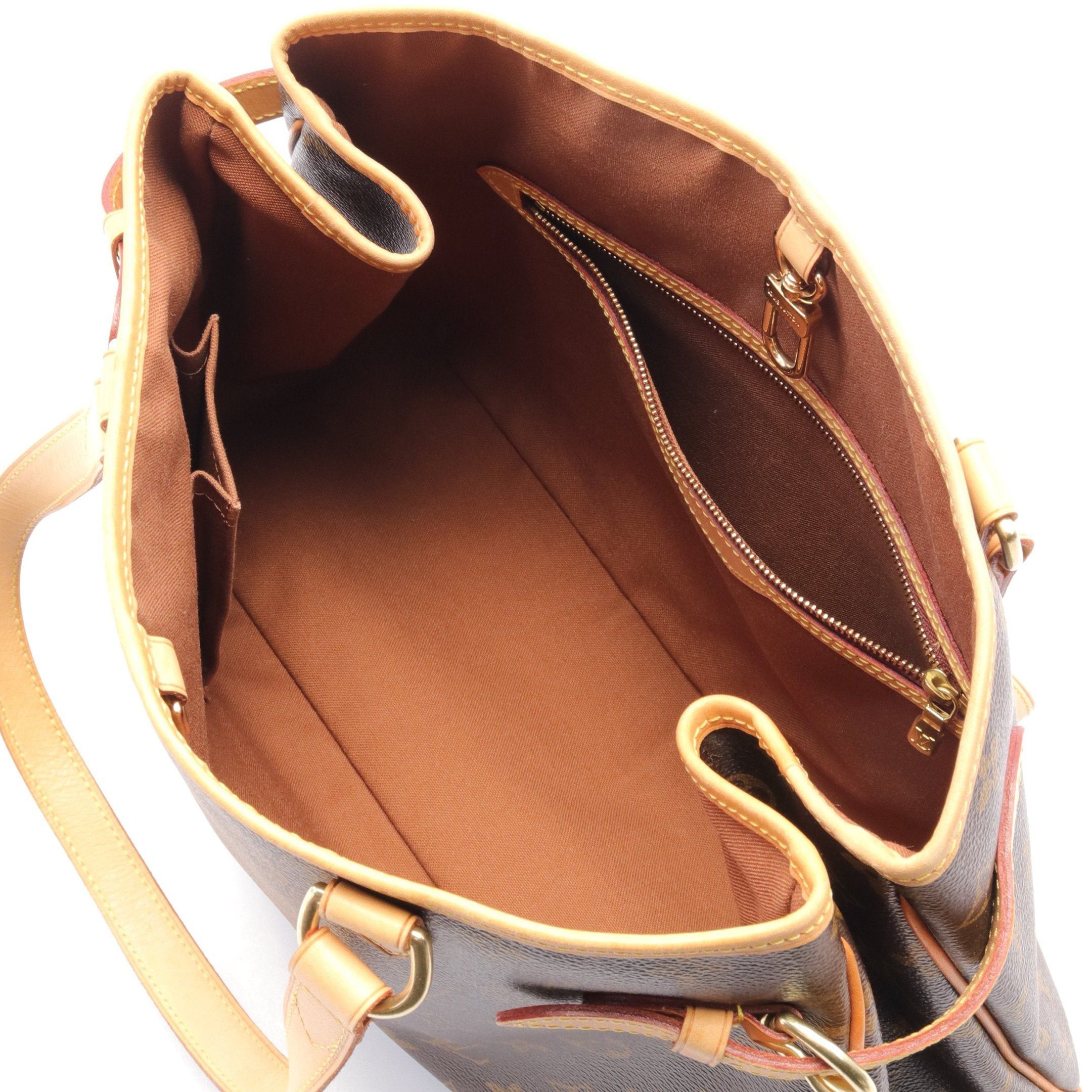 Louis Vuitton Louis Vuitton Batignolles Horizontal Monogram Shoulder Bag Leather Brown Size ONE SIZE - 3 Thumbnail