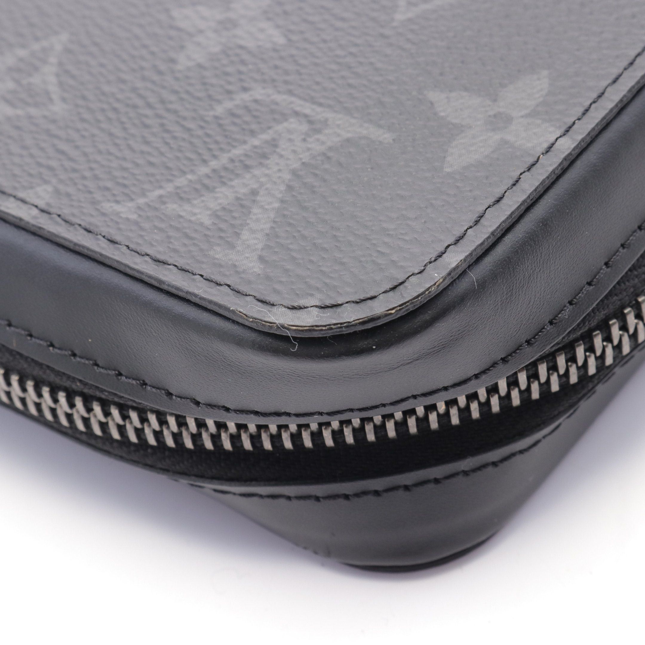 Louis Vuitton Louis Vuitton Zippy Xl Monogram Eclipse Round Zipper Long Wallet Leather Black Size ONE SIZE - 6 Thumbnail