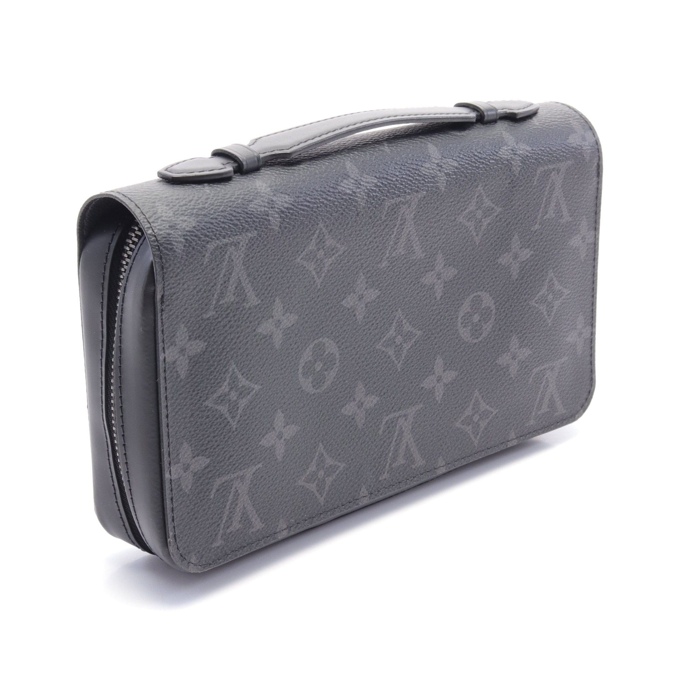 Louis Vuitton Louis Vuitton Zippy Xl Monogram Eclipse Round Zipper Long Wallet Leather Black Size ONE SIZE - 2 Thumbnail