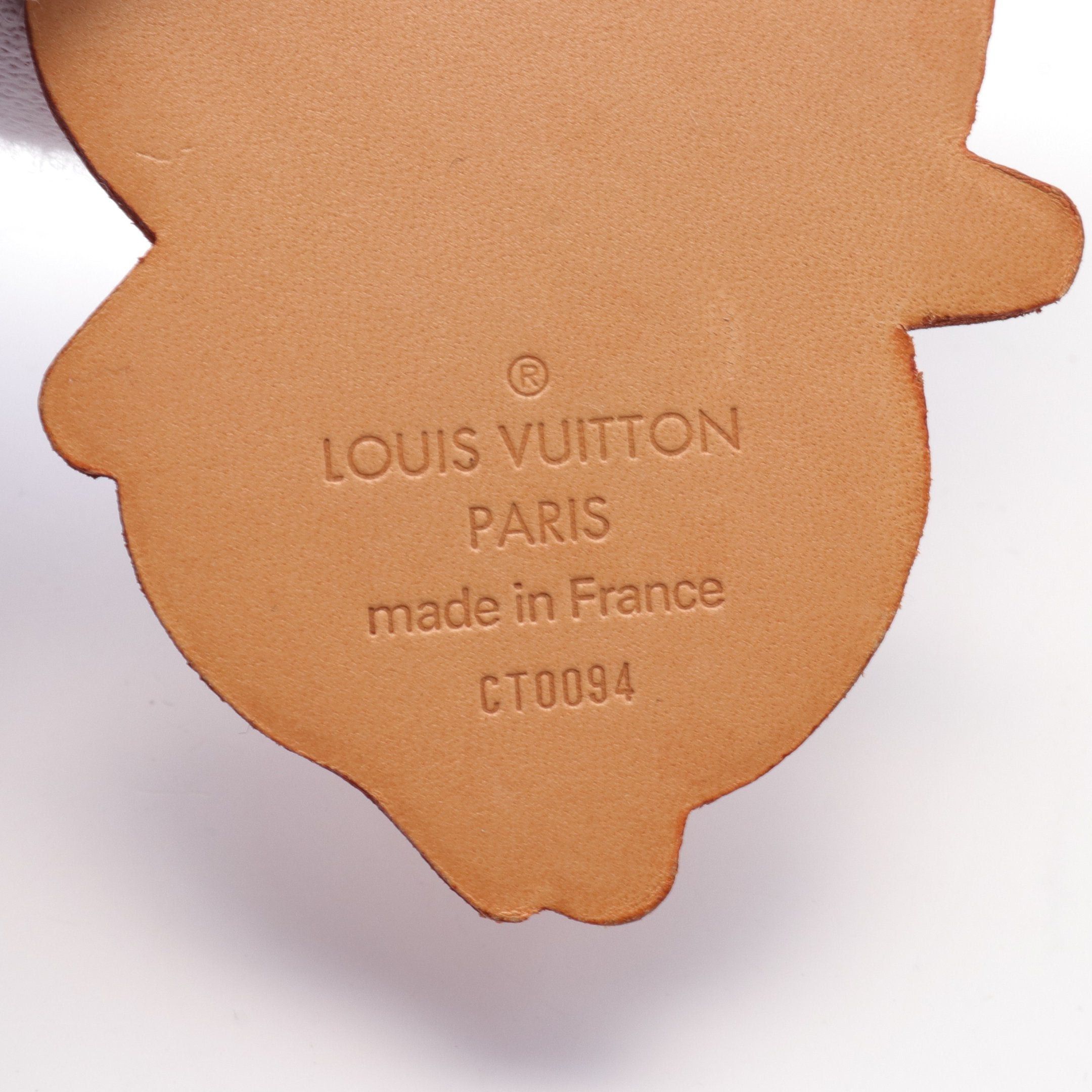 Louis Vuitton Louis Vuitton Porto Kure Panda Key Ring Gp Leather Beige Size ONE SIZE - 3 Thumbnail
