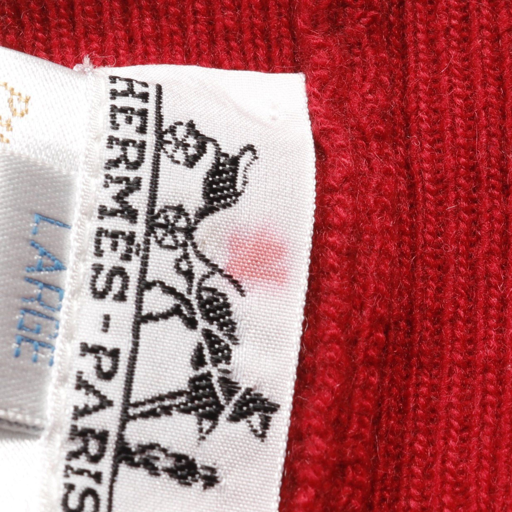Hermes Hermes Serie Button Sweater Knit Cashmere Red Size ONE SIZE - 6 Thumbnail