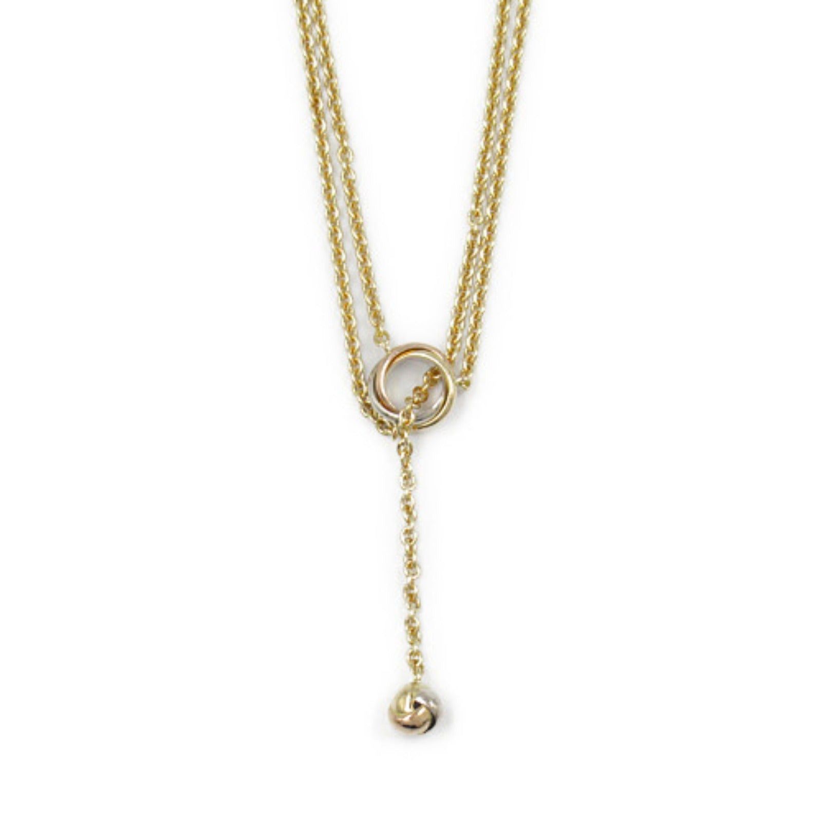 Cartier Cartier Baby Trinity Pampille Necklace K18 (Yellow Gold) K18Wg (White K18Pg (Pink Gold Size ONE SIZE - 2 Thumbnail
