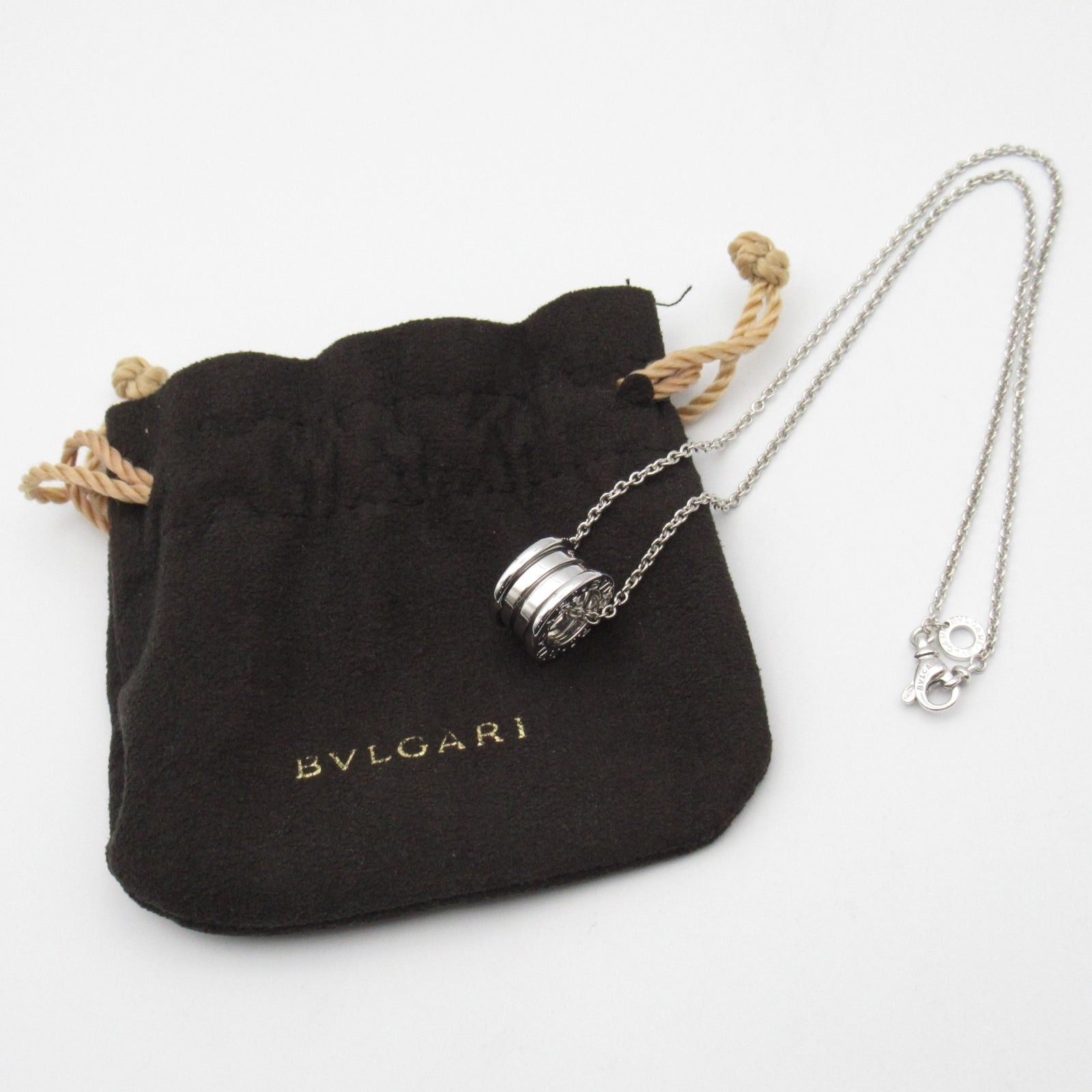 Bvlgari Bvlgari B-Zero1 Necklace K18Wg (White Gold) Silver Size ONE SIZE - 7 Thumbnail