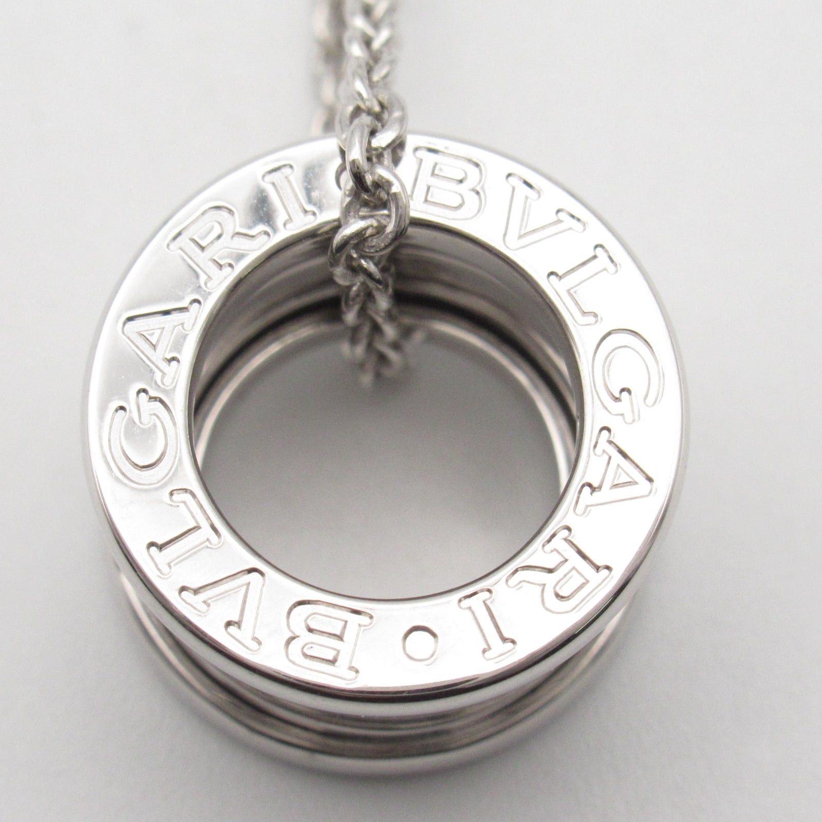 Bvlgari Bvlgari B-Zero1 Necklace K18Wg (White Gold) Silver Size ONE SIZE - 9 Thumbnail