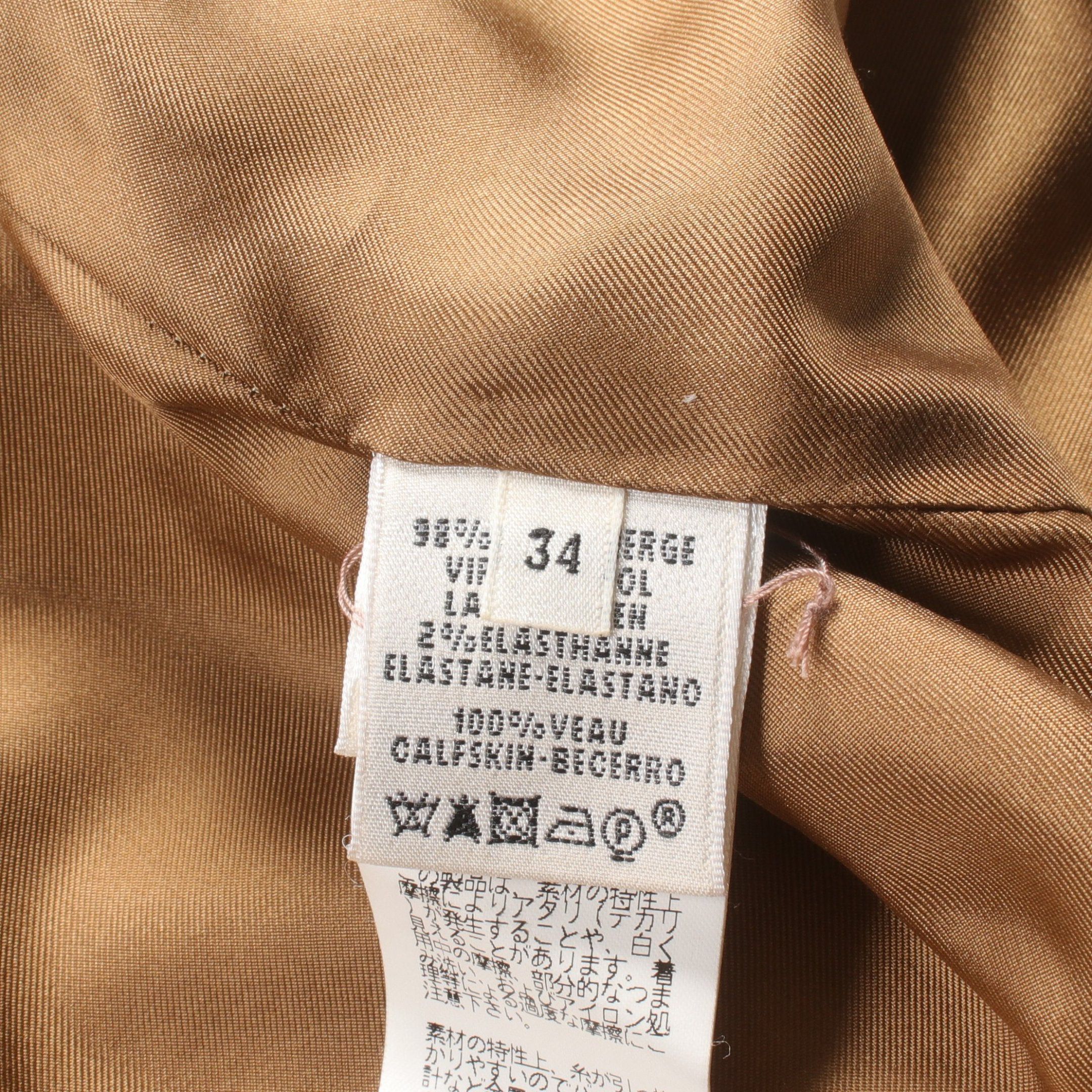Hermes Hermes Trench Coat Wool Beige Size ONE SIZE - 6 Thumbnail