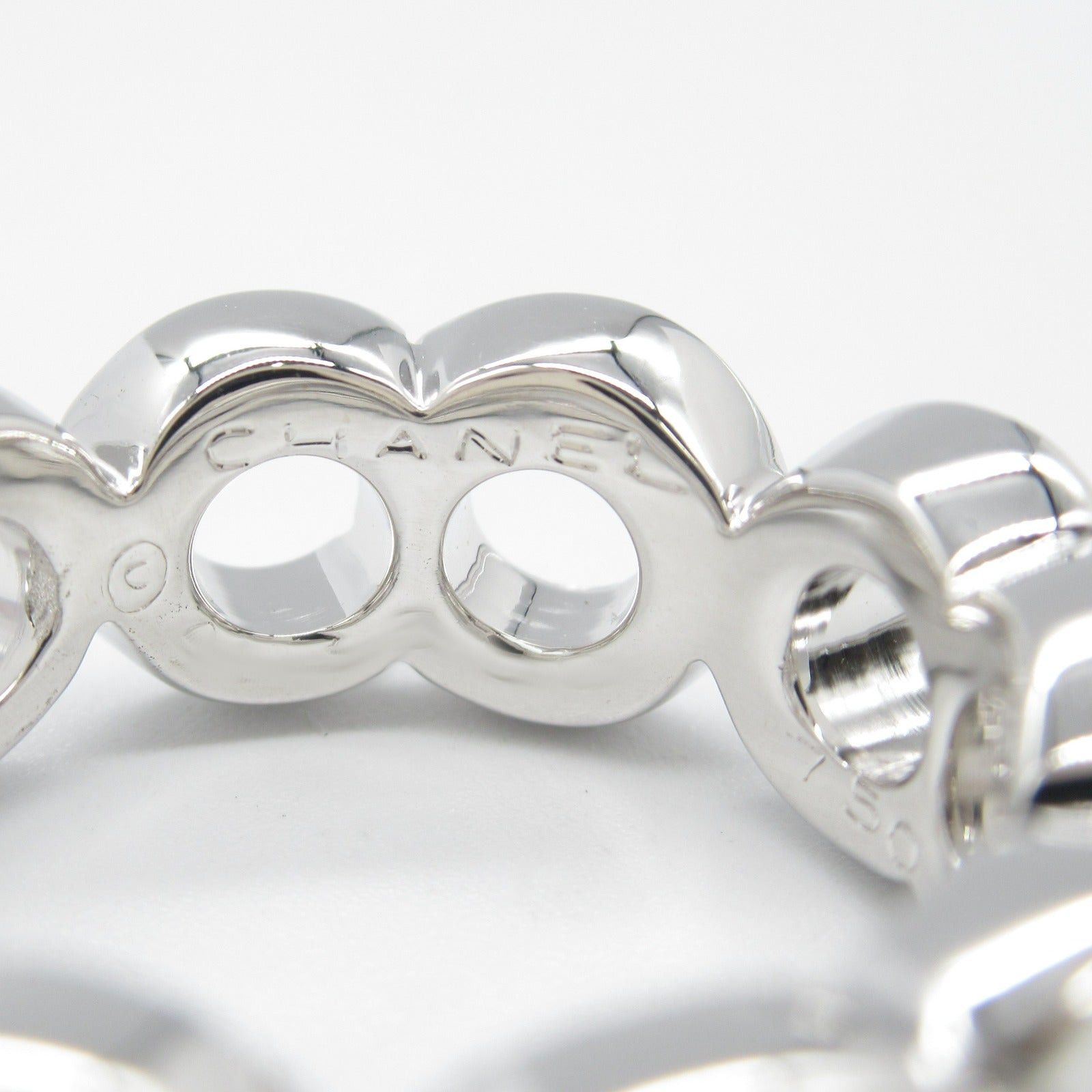 Chanel Chanel Coco Chanel Ring K18Wg (White Gold) Silver Size ONE SIZE - 4 Thumbnail