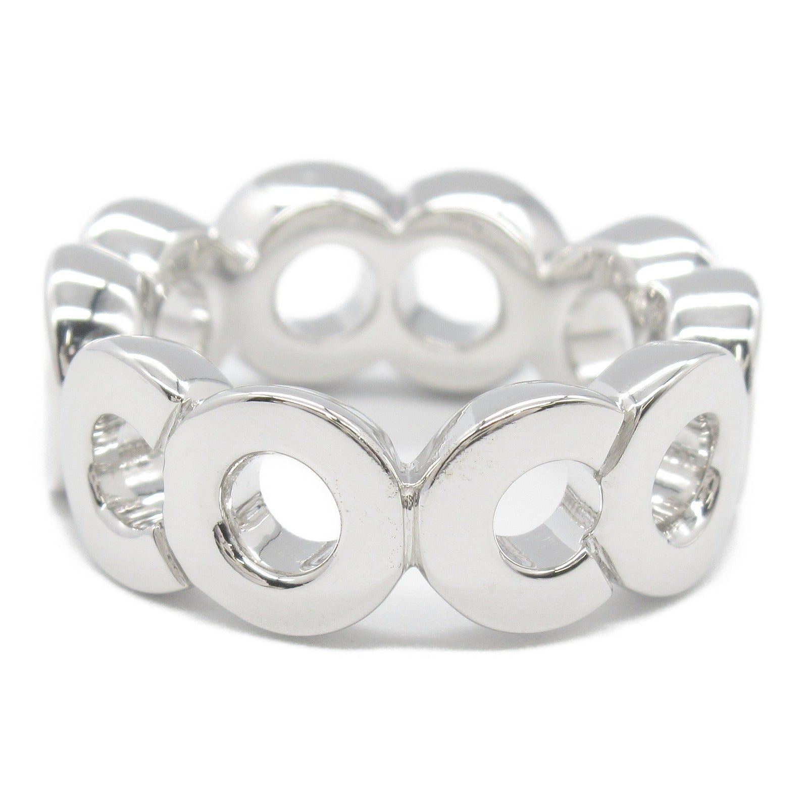 Chanel Chanel Coco Chanel Ring K18Wg (White Gold) Silver Size ONE SIZE - 2 Thumbnail