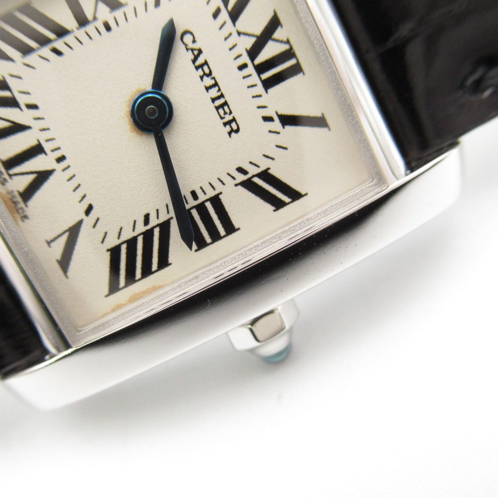 Cartier Cartier Tank Francaise Sm Women Watch Quartz K18Wg (White Gold) Crocodile Leather Ivory Size ONE SIZE - 11 Thumbnail