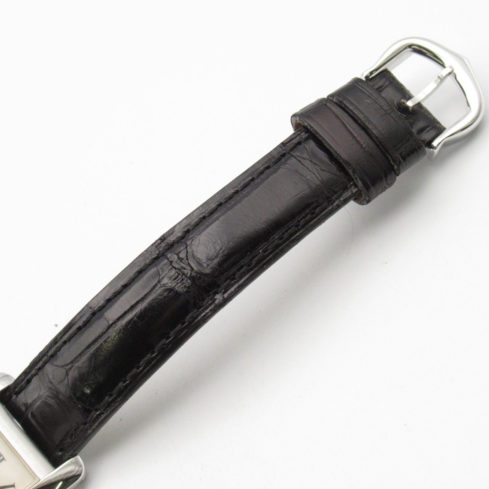 Cartier Cartier Tank American Sm Women Watch Quartz K18Wg (White Gold) Crocodile Leather Ivory Size ONE SIZE - 13 Thumbnail