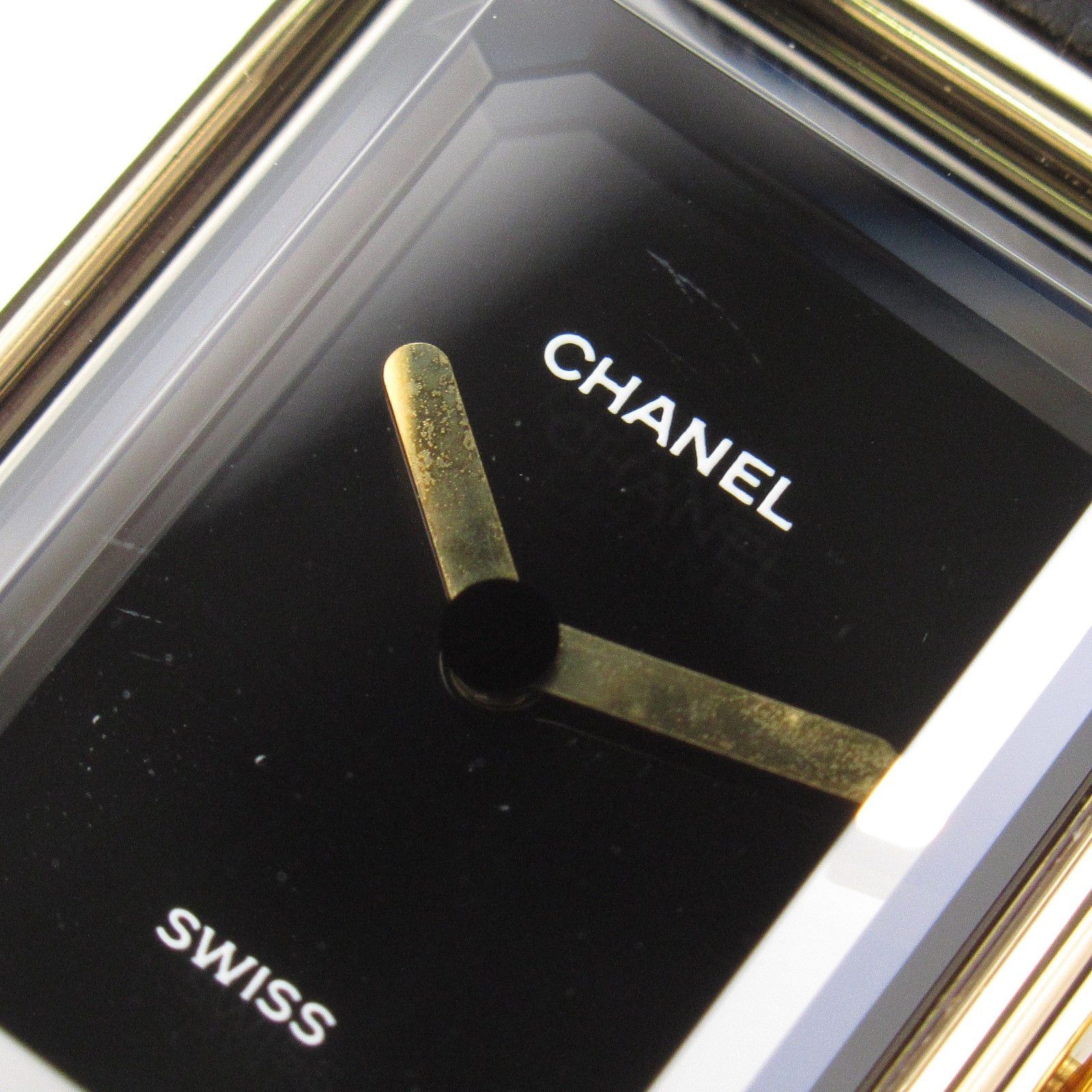 Chanel Chanel Premiere Women Watch Quartz K18 (Yellow Gold) Leather Belt Black Size ONE SIZE - 8 Thumbnail
