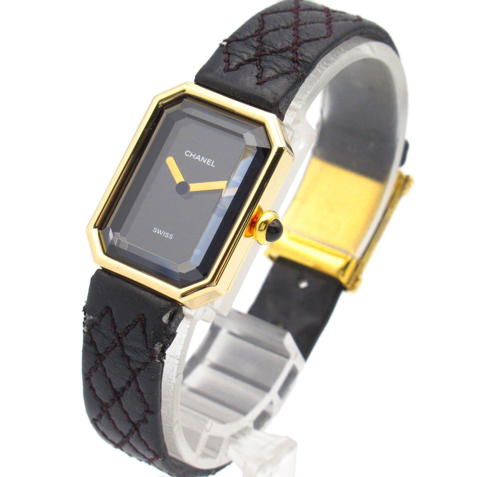Chanel Chanel Premiere Women Watch Quartz K18 (Yellow Gold) Leather Belt Black Size ONE SIZE - 2 Thumbnail