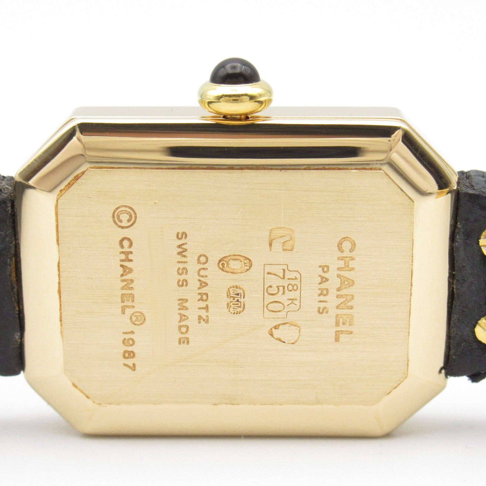 Chanel Chanel Premiere Women Watch Quartz K18 (Yellow Gold) Leather Belt Black Size ONE SIZE - 5 Thumbnail