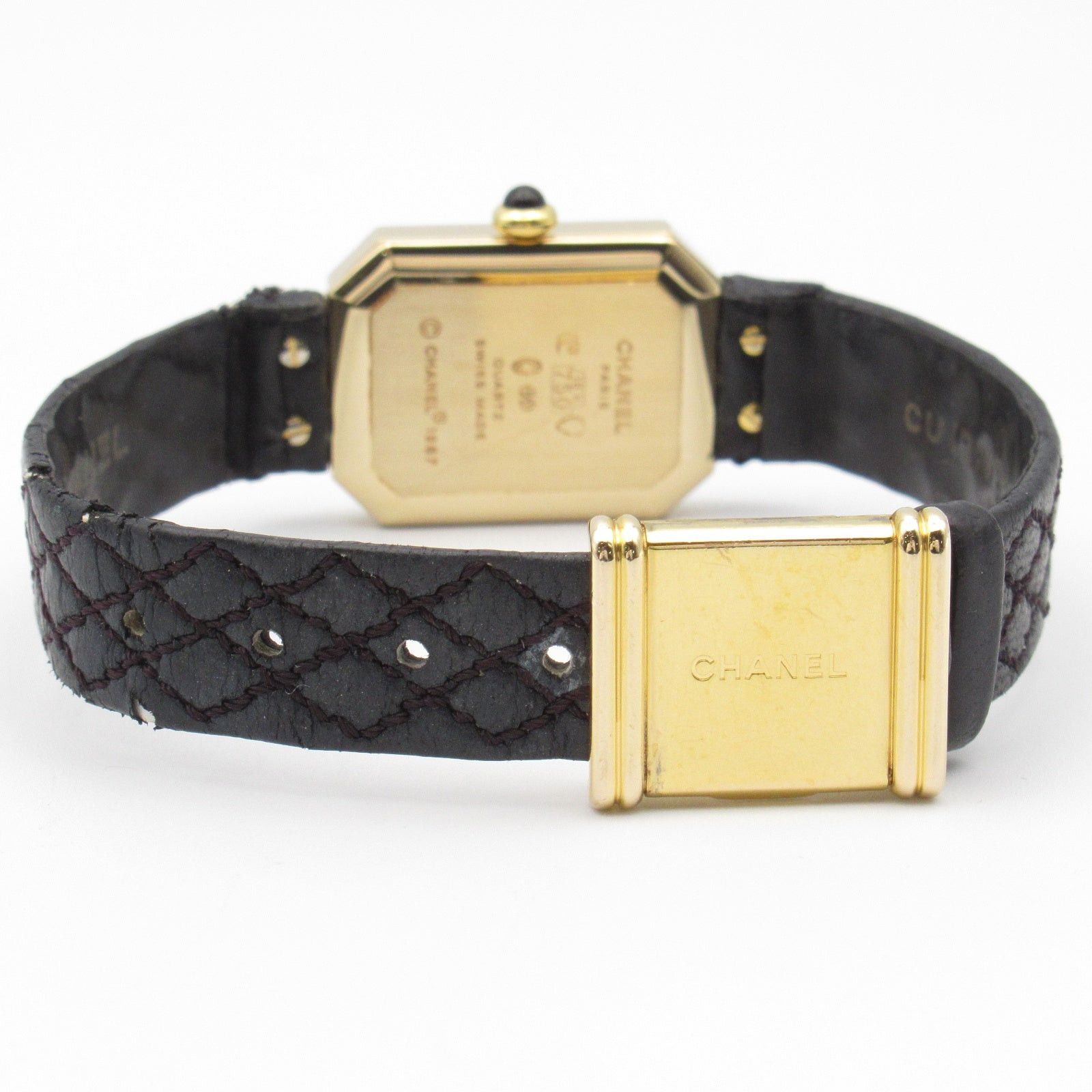 Chanel Chanel Premiere Women Watch Quartz K18 (Yellow Gold) Leather Belt Black Size ONE SIZE - 3 Thumbnail