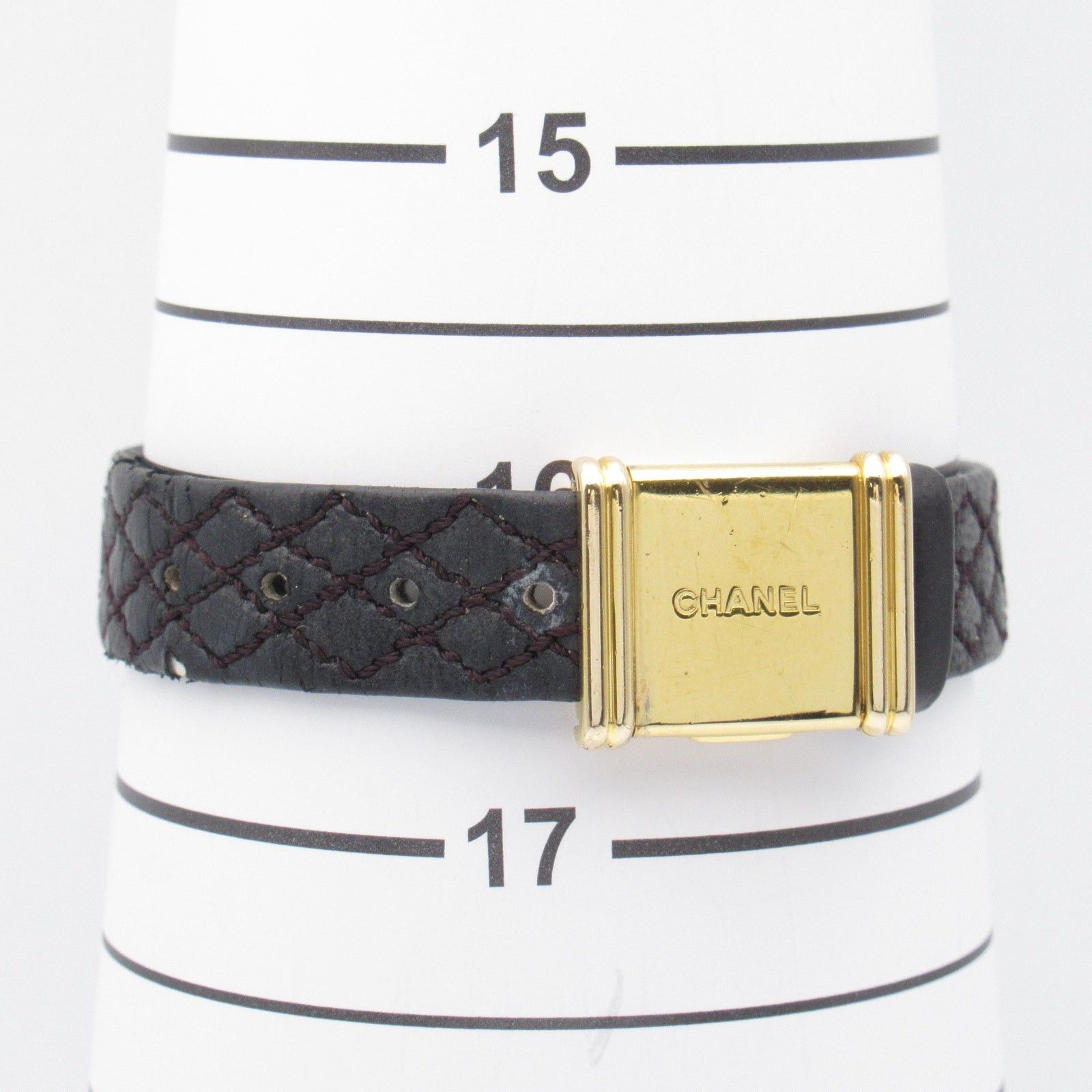 Chanel Chanel Premiere Women Watch Quartz K18 (Yellow Gold) Leather Belt Black Size ONE SIZE - 7 Thumbnail