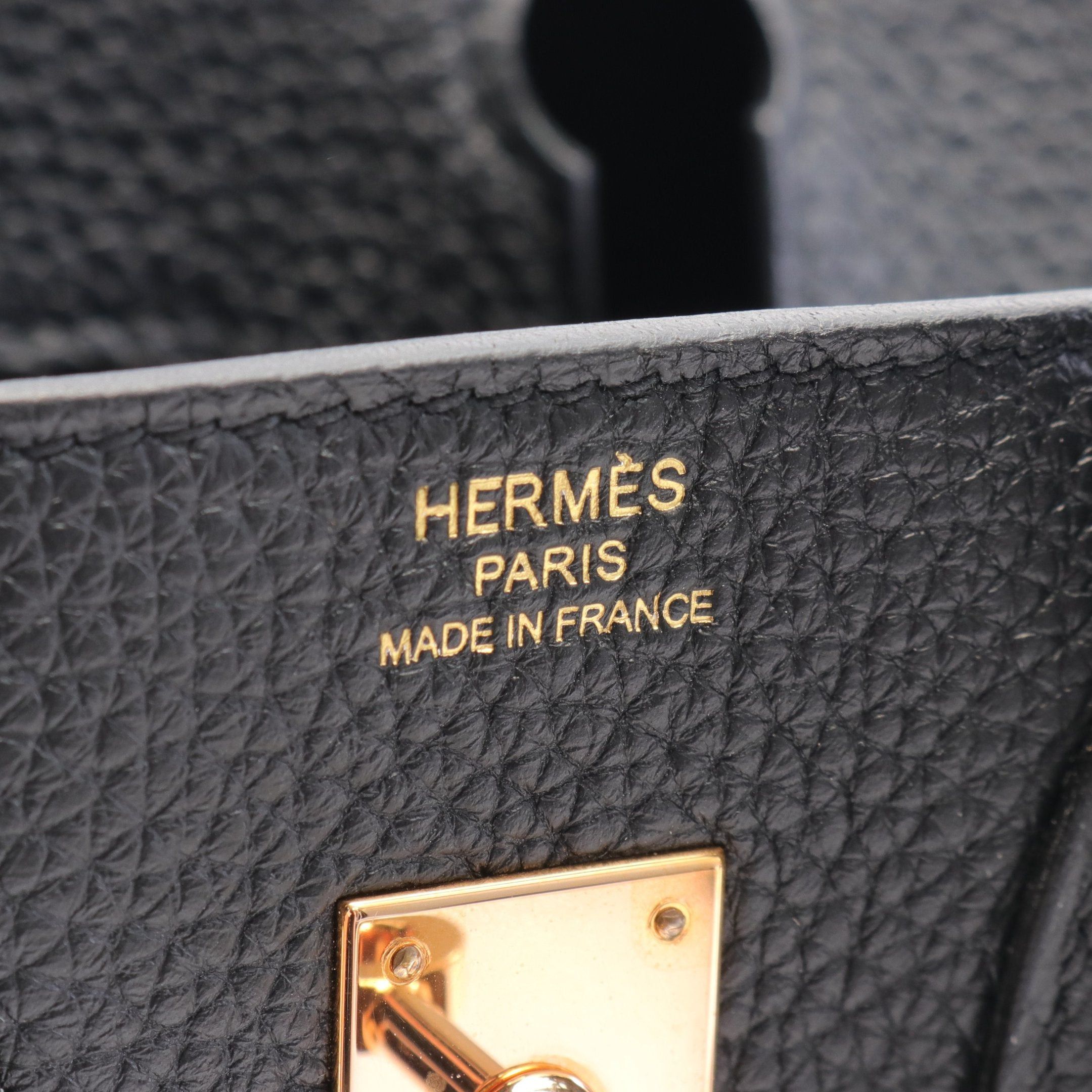 Hermes Hermes Birkin 25 Handbag Togo Black Pink Gold Hardware D Stamp Size ONE SIZE - 4 Thumbnail