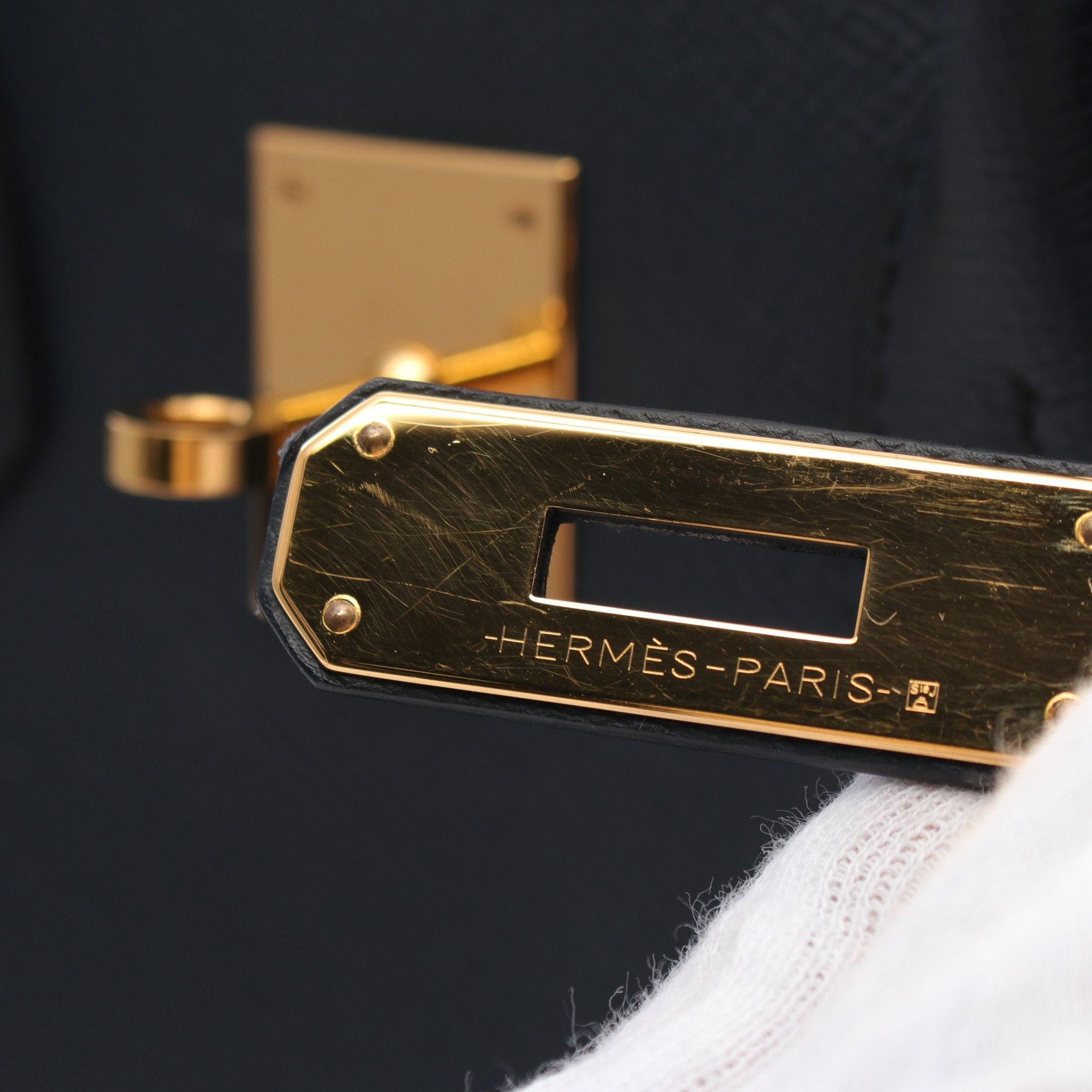 Hermes Hermes Birkin 30 Blue Indigo Handbag Veau Epsom Dark Navy Gold Hardware A Stamp Size ONE SIZE - 7 Thumbnail