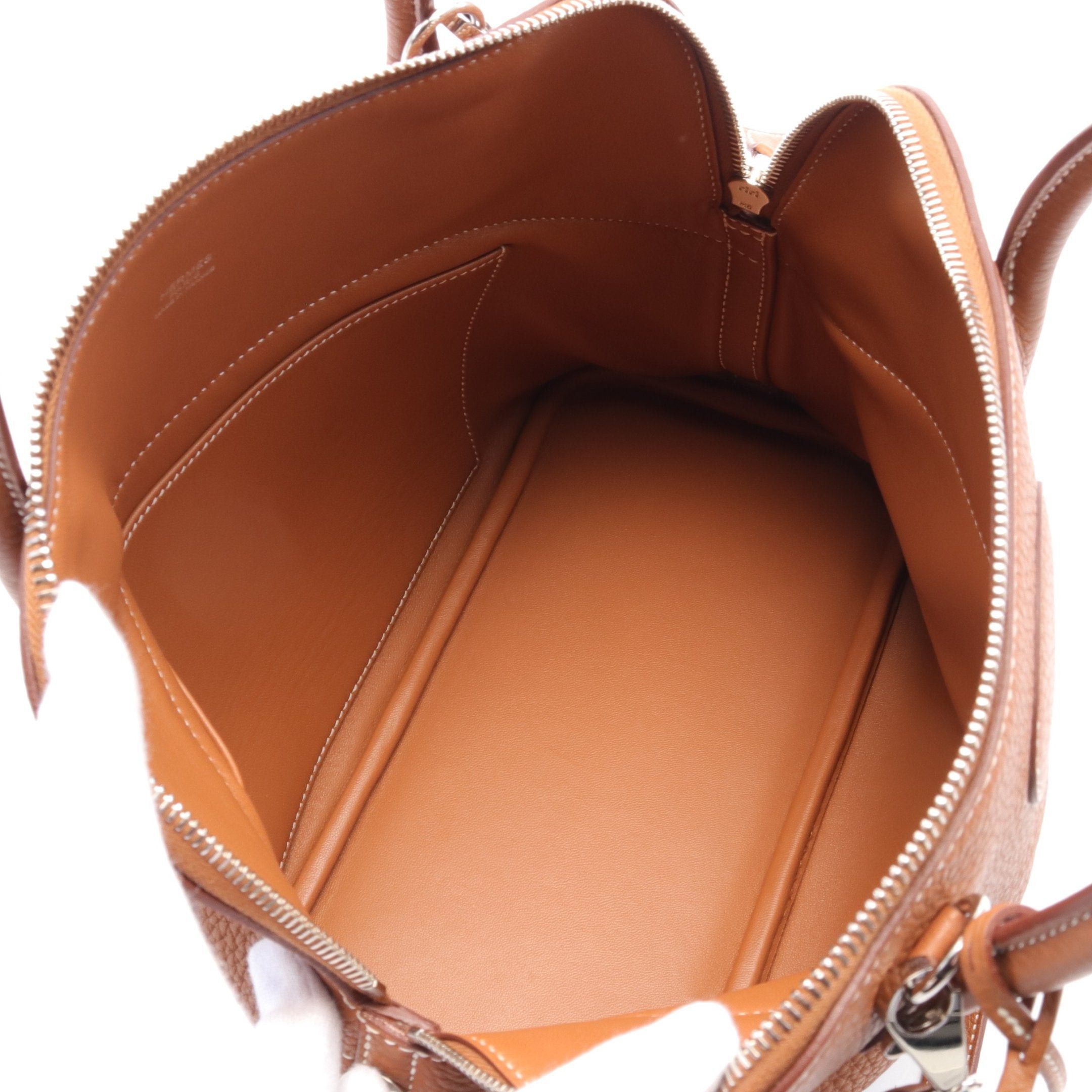 Hermes Hermes Bolide 31 Handbag Clemence Leather Brown Silver Hardware □ R Stamp Size ONE SIZE - 3 Thumbnail