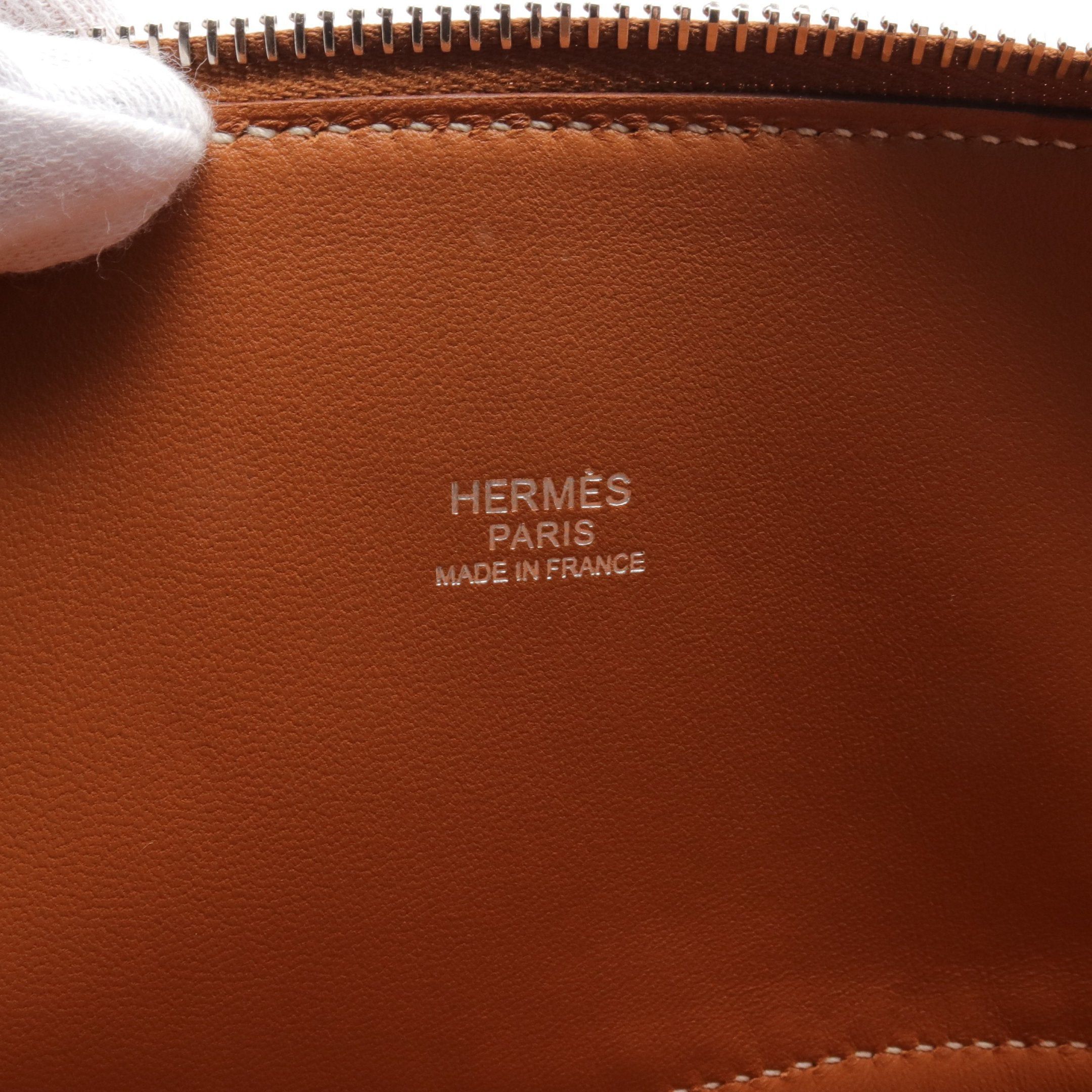 Hermes Hermes Bolide 31 Handbag Clemence Leather Brown Silver Hardware □ R Stamp Size ONE SIZE - 4 Thumbnail