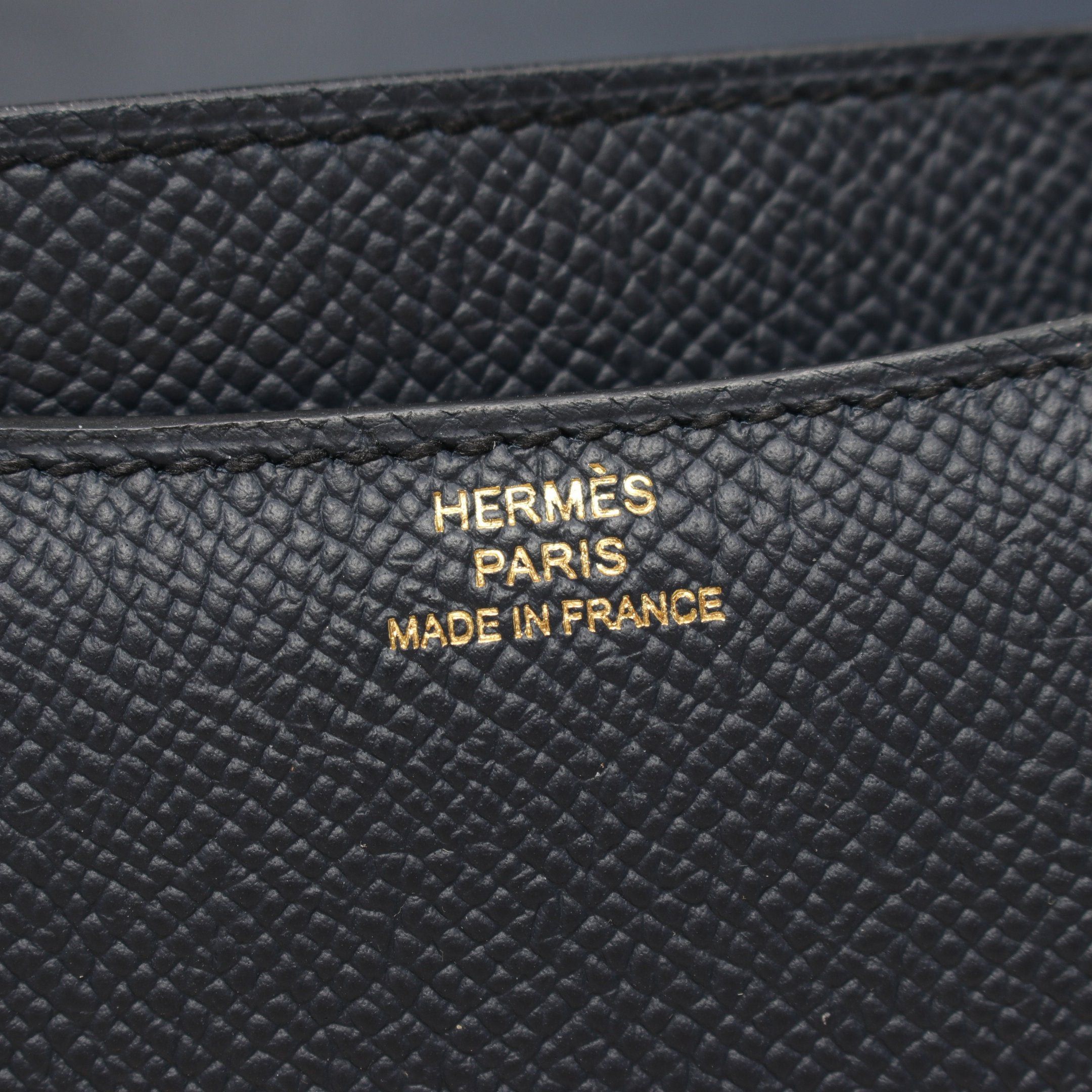 Hermes Hermes Constance 3 Mini Miroir Blue Indigo Shoulder Bag Veau Epsom Dark Navy Combination Metal Fittings B Stamp Size ONE SIZE - 4 Thumbnail