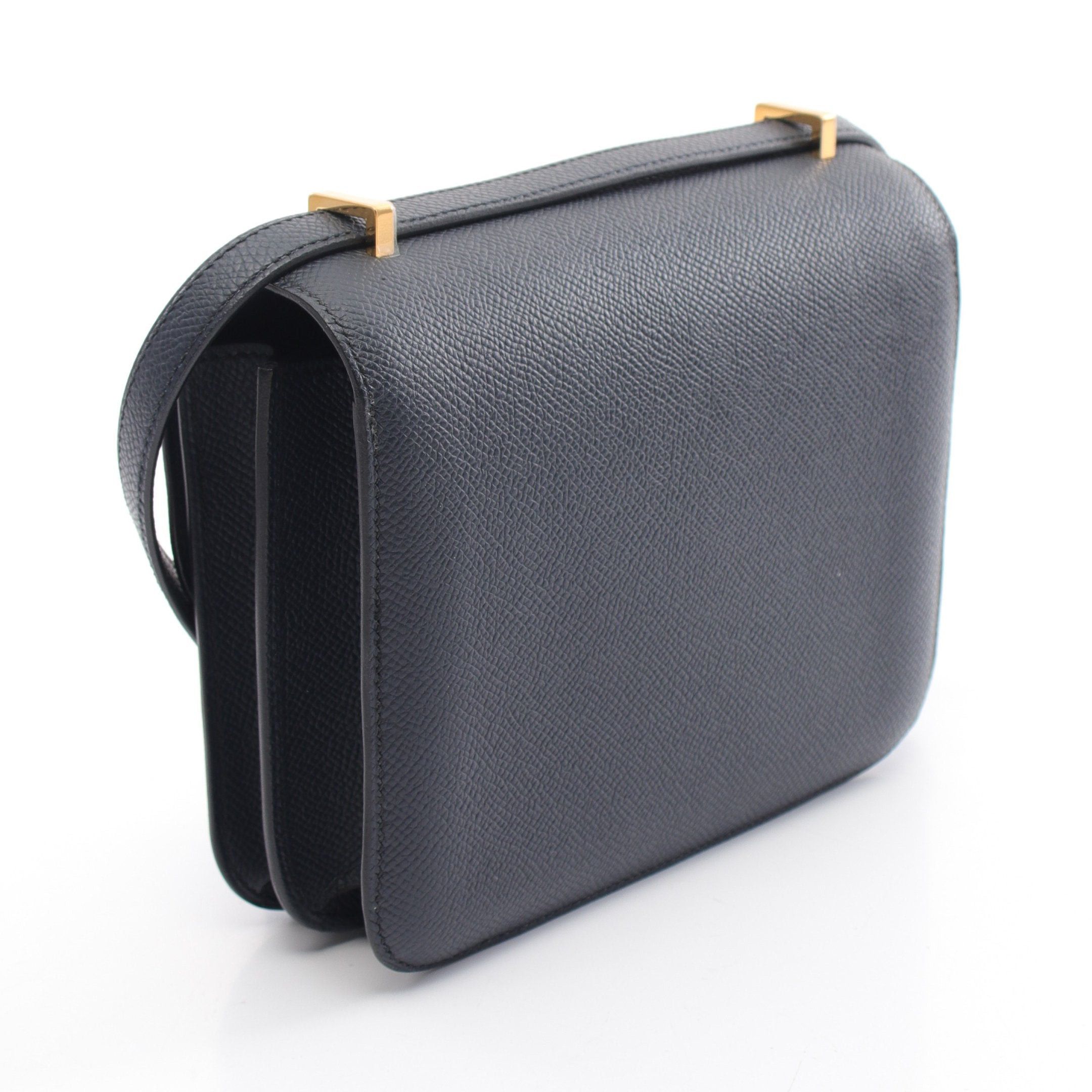 Hermes Hermes Constance 3 Mini Miroir Blue Indigo Shoulder Bag Veau Epsom Dark Navy Combination Metal Fittings B Stamp Size ONE SIZE - 2 Thumbnail