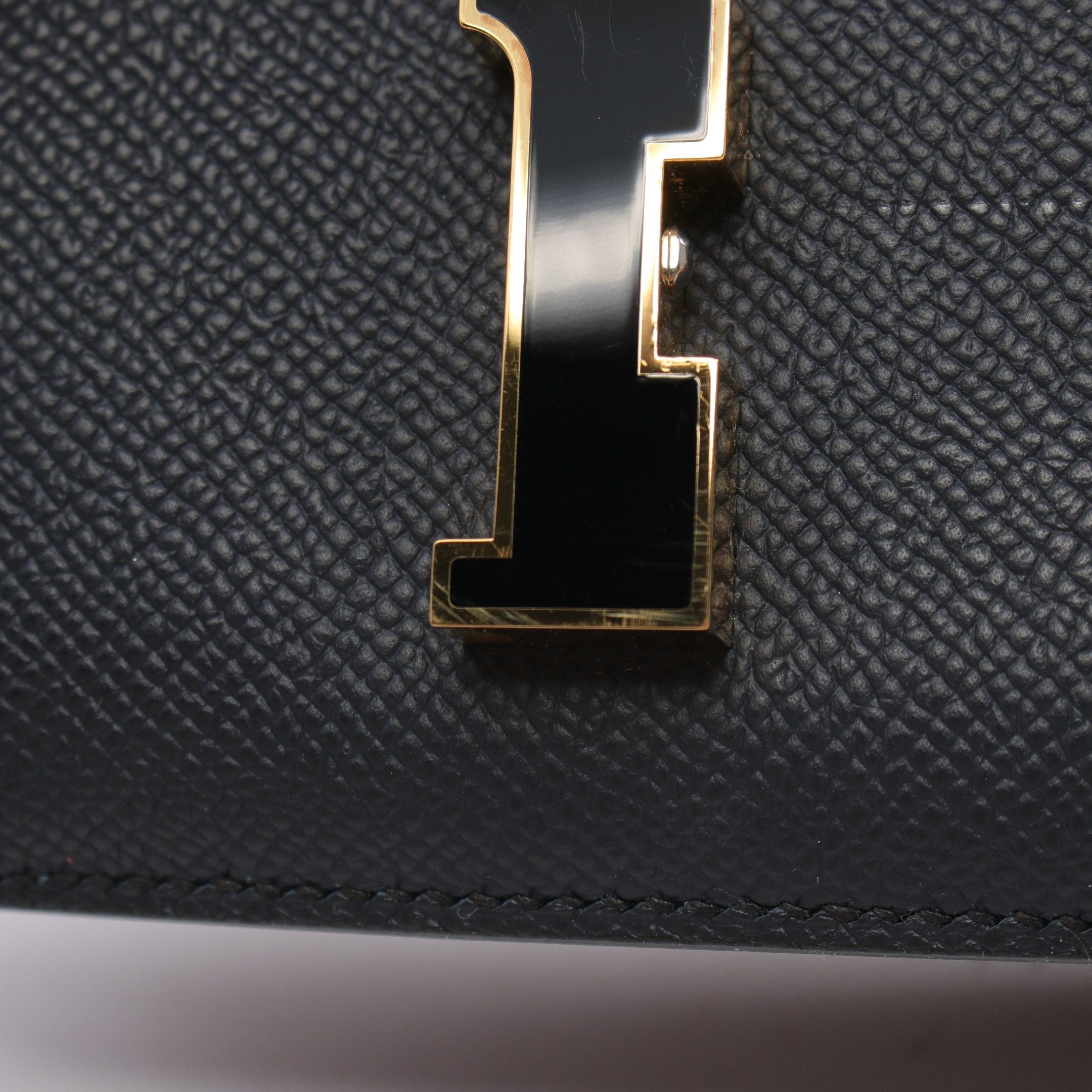Hermes Hermes Constance 3 Mini Miroir Blue Indigo Shoulder Bag Veau Epsom Dark Navy Combination Metal Fittings B Stamp Size ONE SIZE - 6 Thumbnail