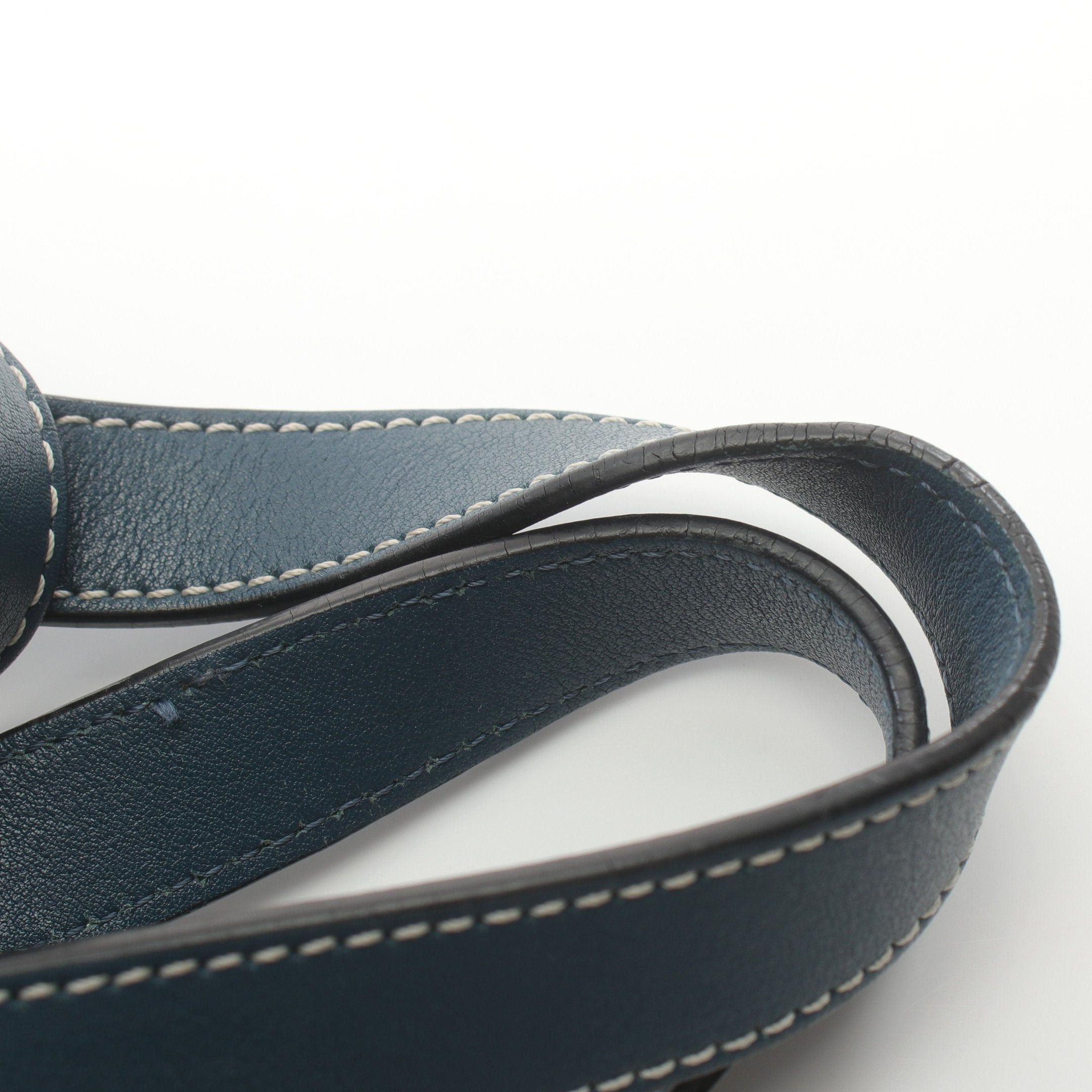 Loewe Loewe Hammock Small Handbag Leather Dark Blue Size ONE SIZE - 9 Thumbnail