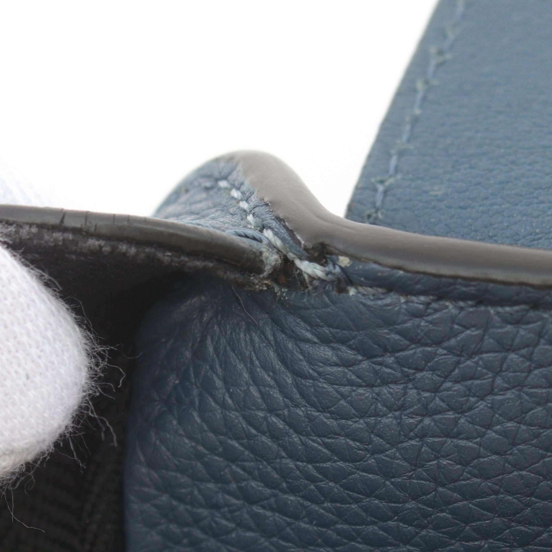 Loewe Loewe Hammock Small Handbag Leather Dark Blue Size ONE SIZE - 5 Thumbnail