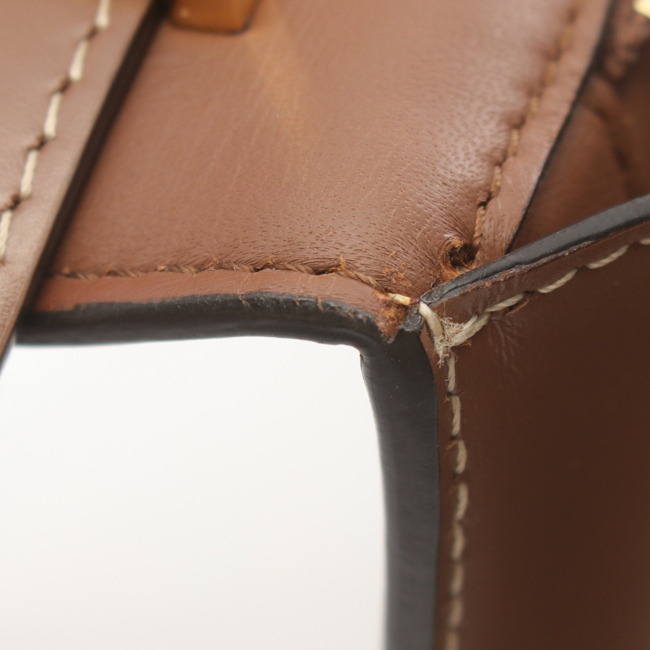 Burberry Burberry Tb Logo Shoulder Bag Canvas Leather Off White Brown Size ONE SIZE - 8 Thumbnail