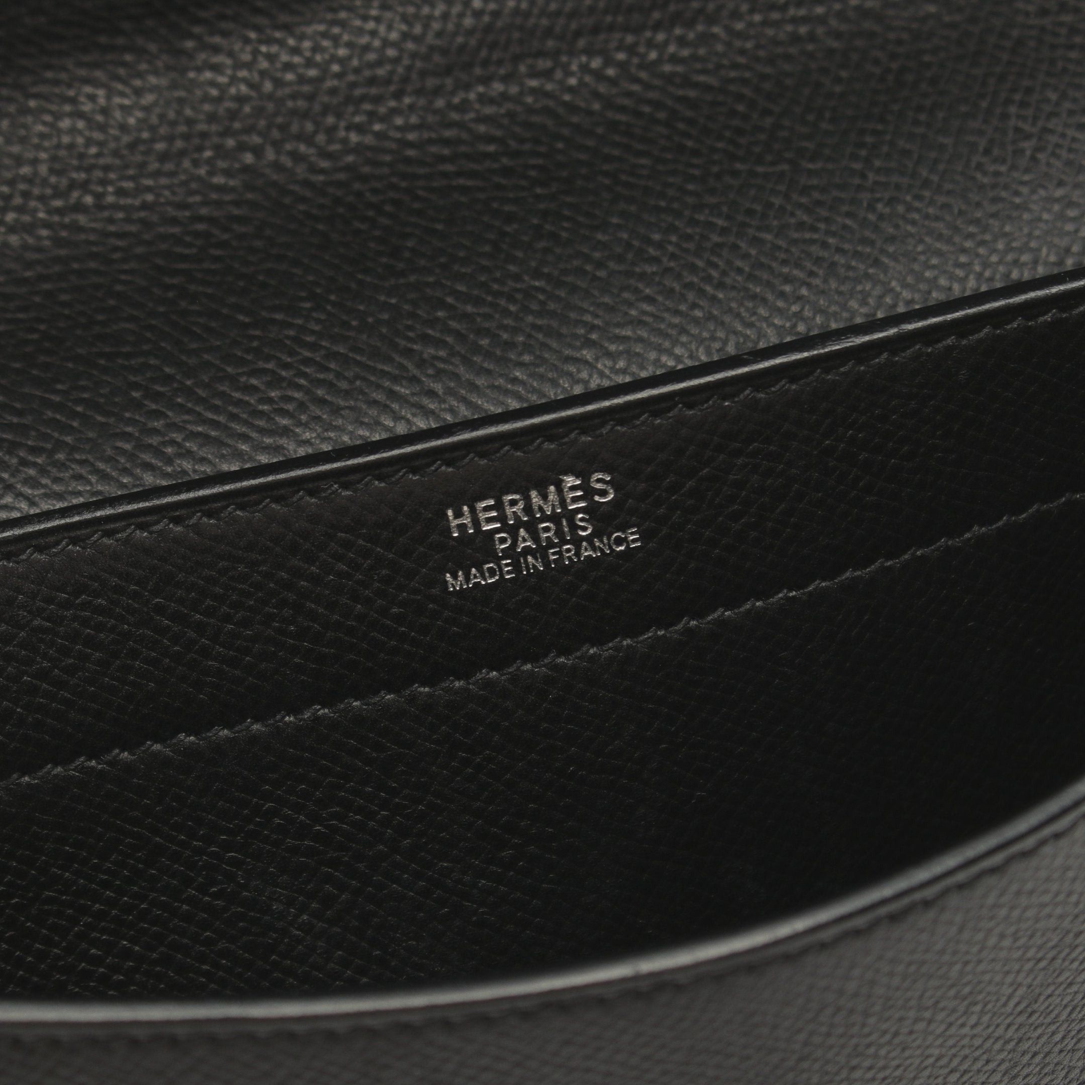 Hermes Hermes Sac Adepeche 27 Business Bag Briefcase Veau Epsom Black Silver Hardware □H Stamp Size ONE SIZE - 4 Thumbnail