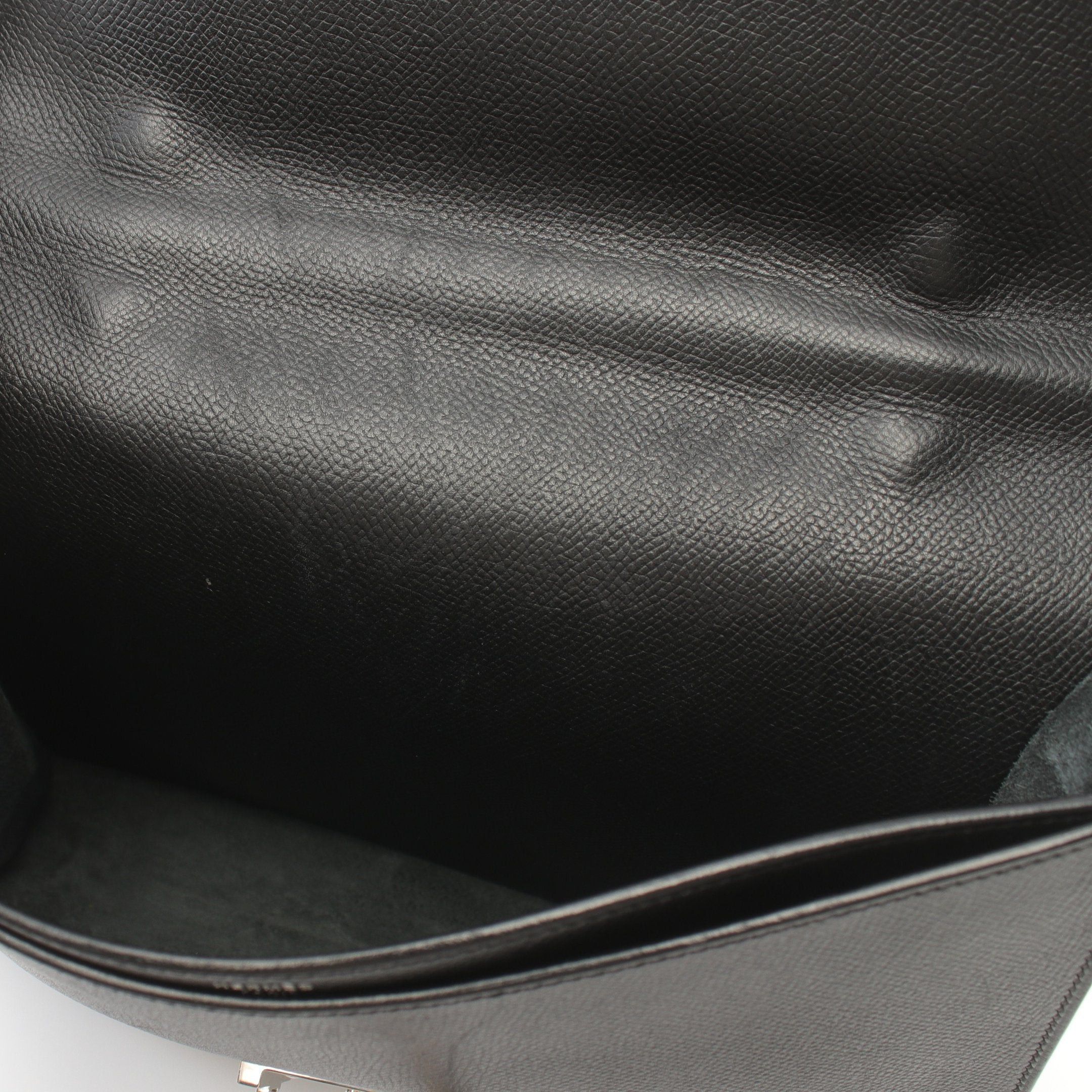 Hermes Hermes Sac Adepeche 27 Business Bag Briefcase Veau Epsom Black Silver Hardware □H Stamp Size ONE SIZE - 7 Thumbnail