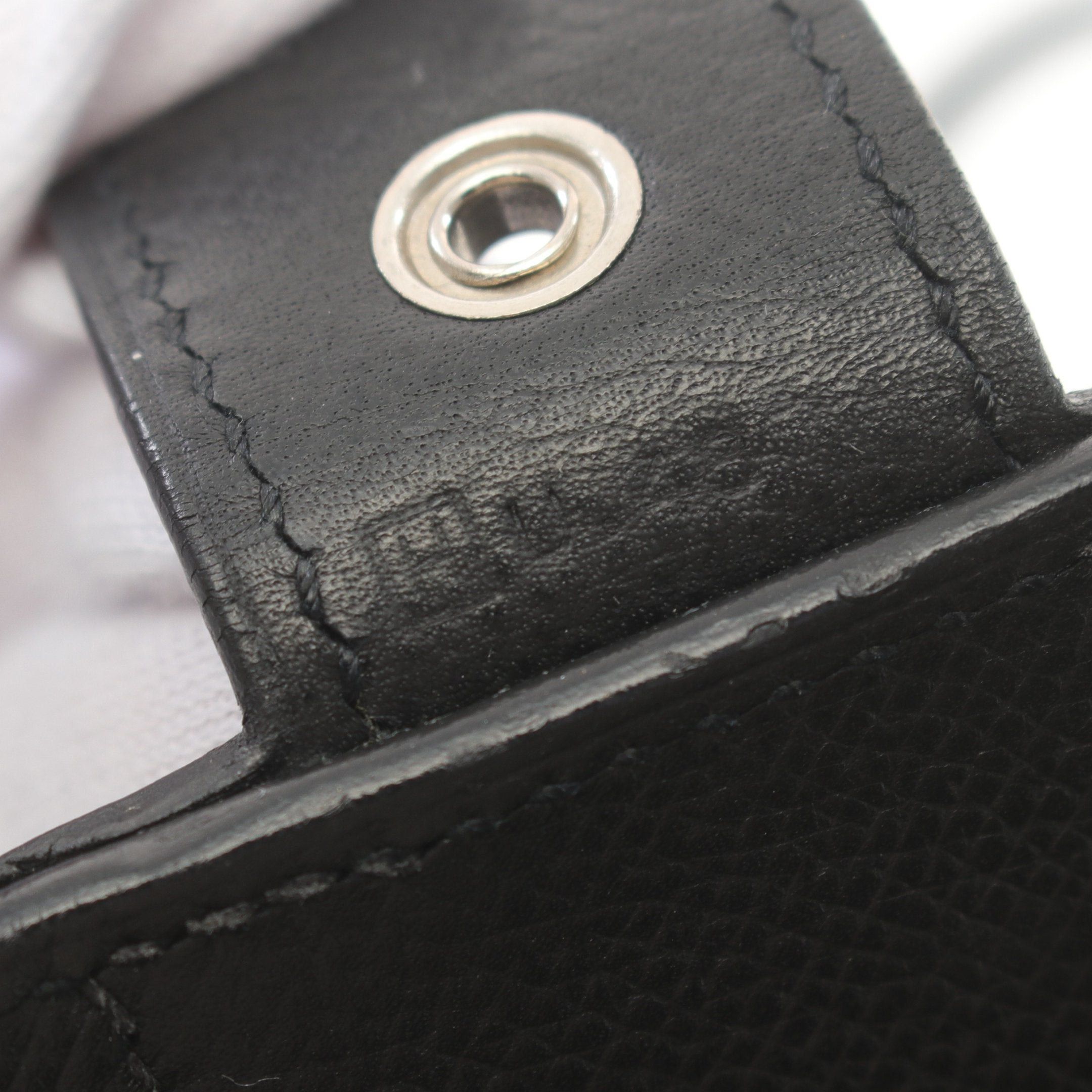 Hermes Hermes Sac Adepeche 27 Business Bag Briefcase Veau Epsom Black Silver Hardware □H Stamp Size ONE SIZE - 5 Thumbnail