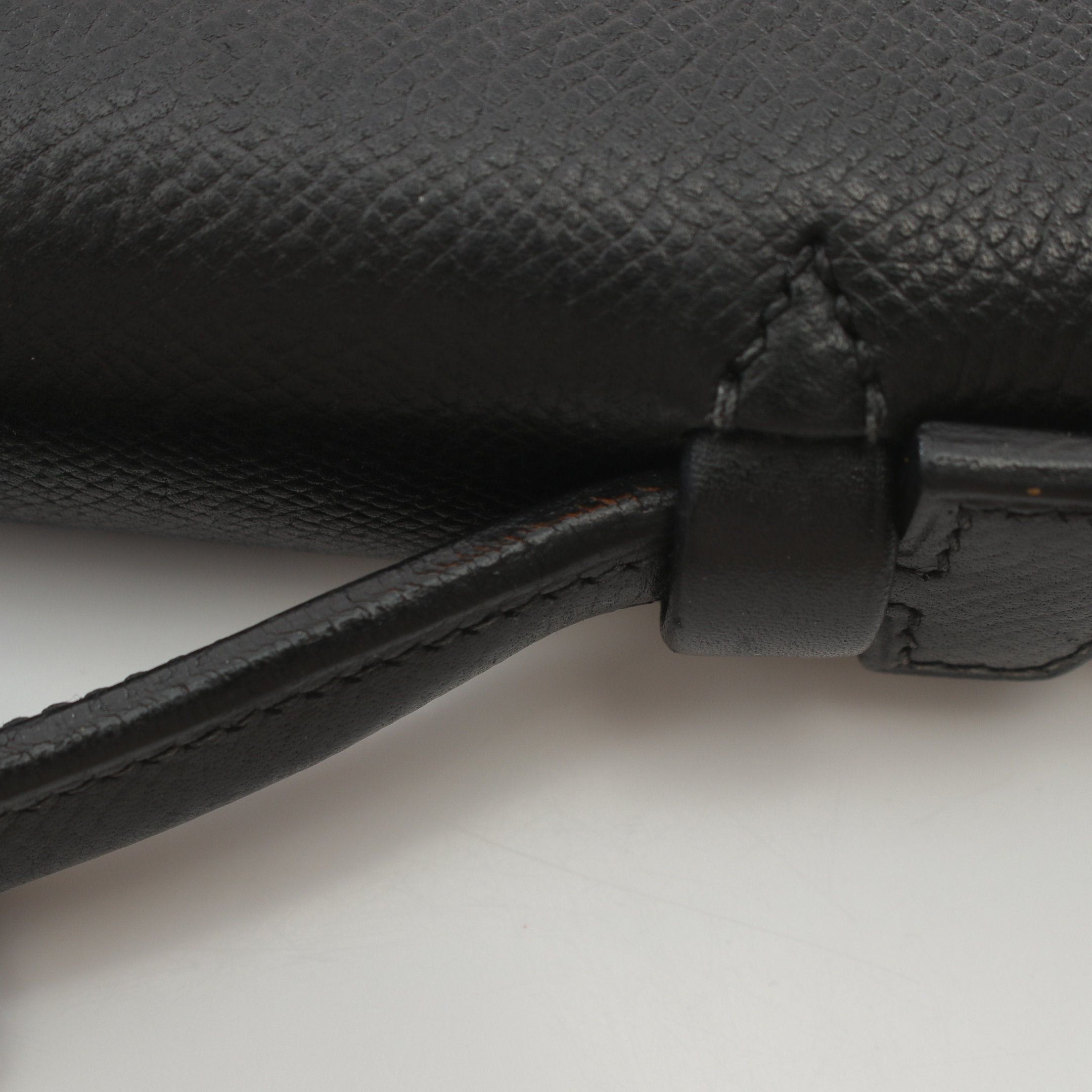 Hermes Hermes Sac Adepeche 27 Business Bag Briefcase Veau Epsom Black Silver Hardware □H Stamp Size ONE SIZE - 9 Thumbnail